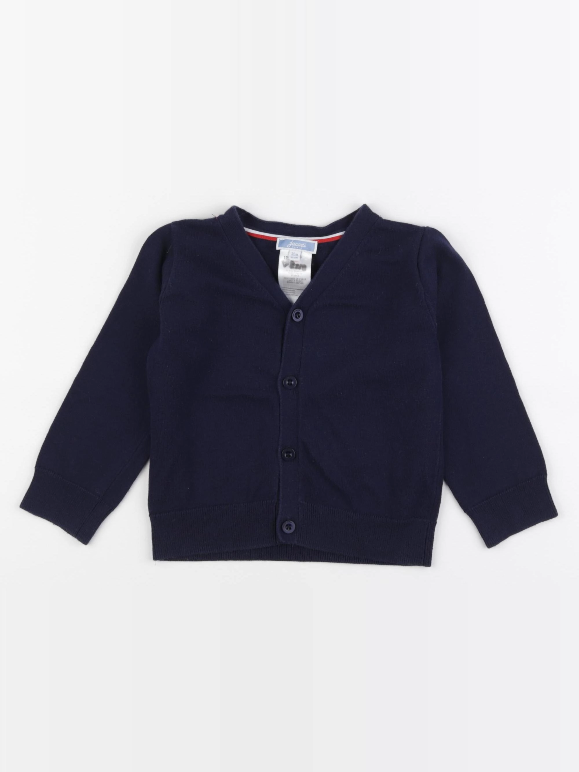 Jacadi - gilet bleu - 36 mois