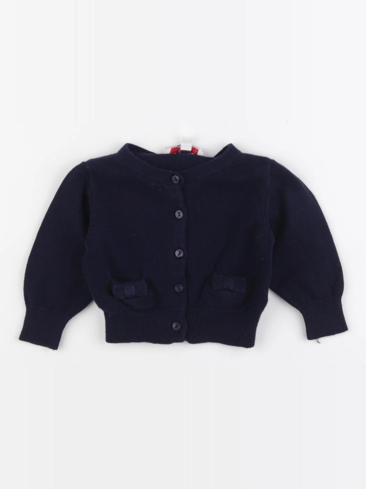 Jacadi - gilet bleu - 6 mois