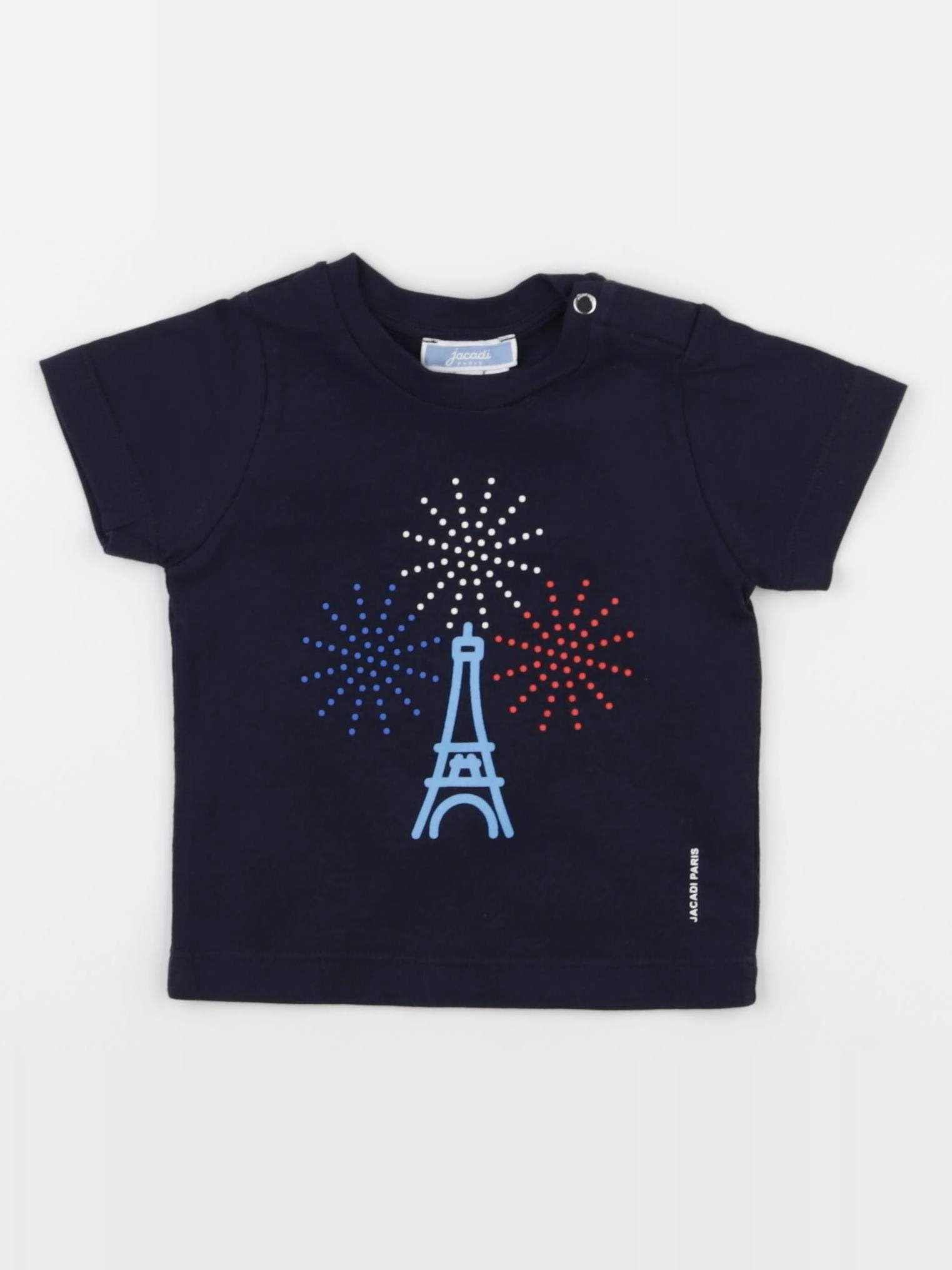Jacadi - tee-shirt bleu - 6 mois