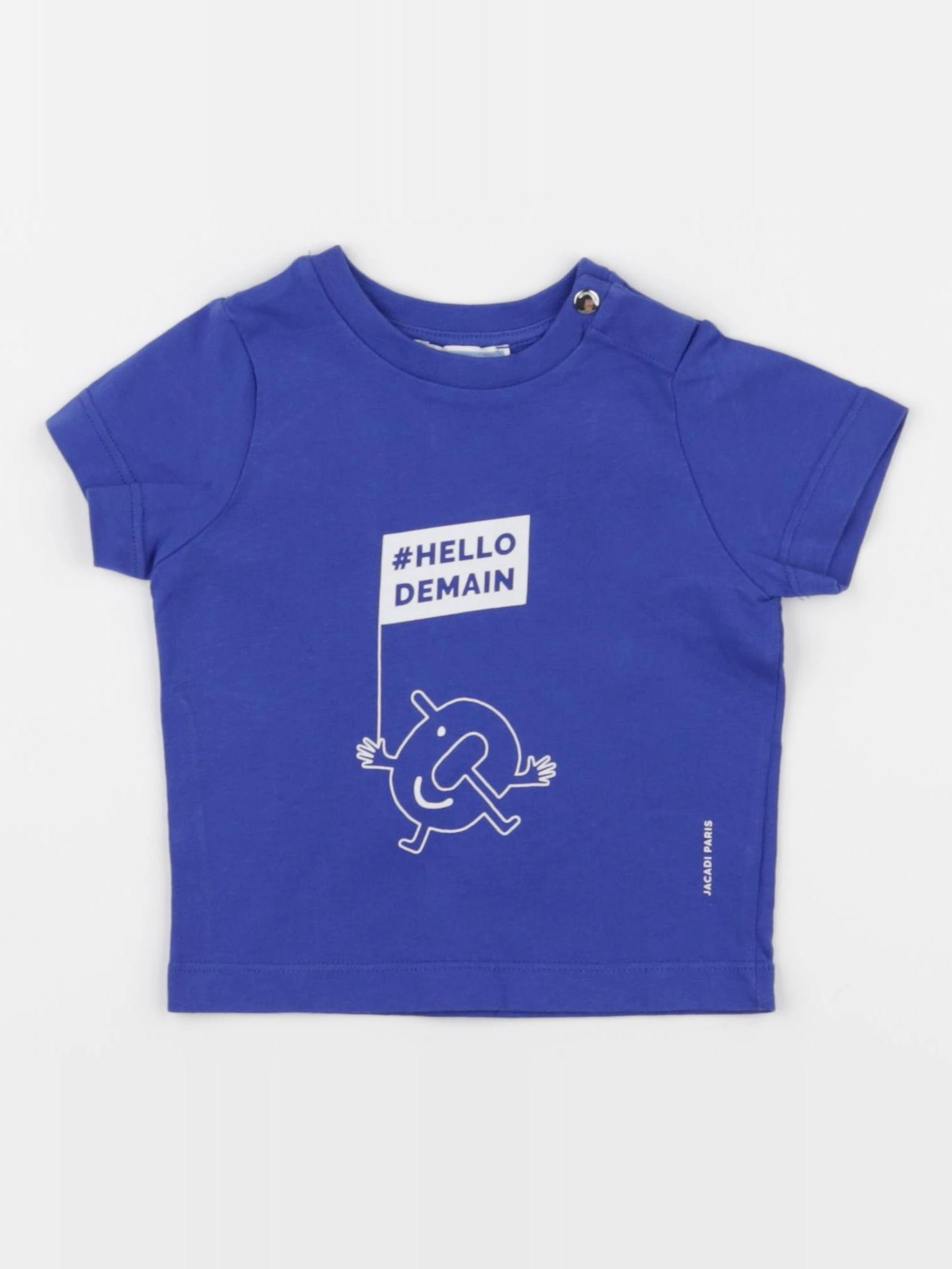 Jacadi - tee-shirt bleu - 6 mois