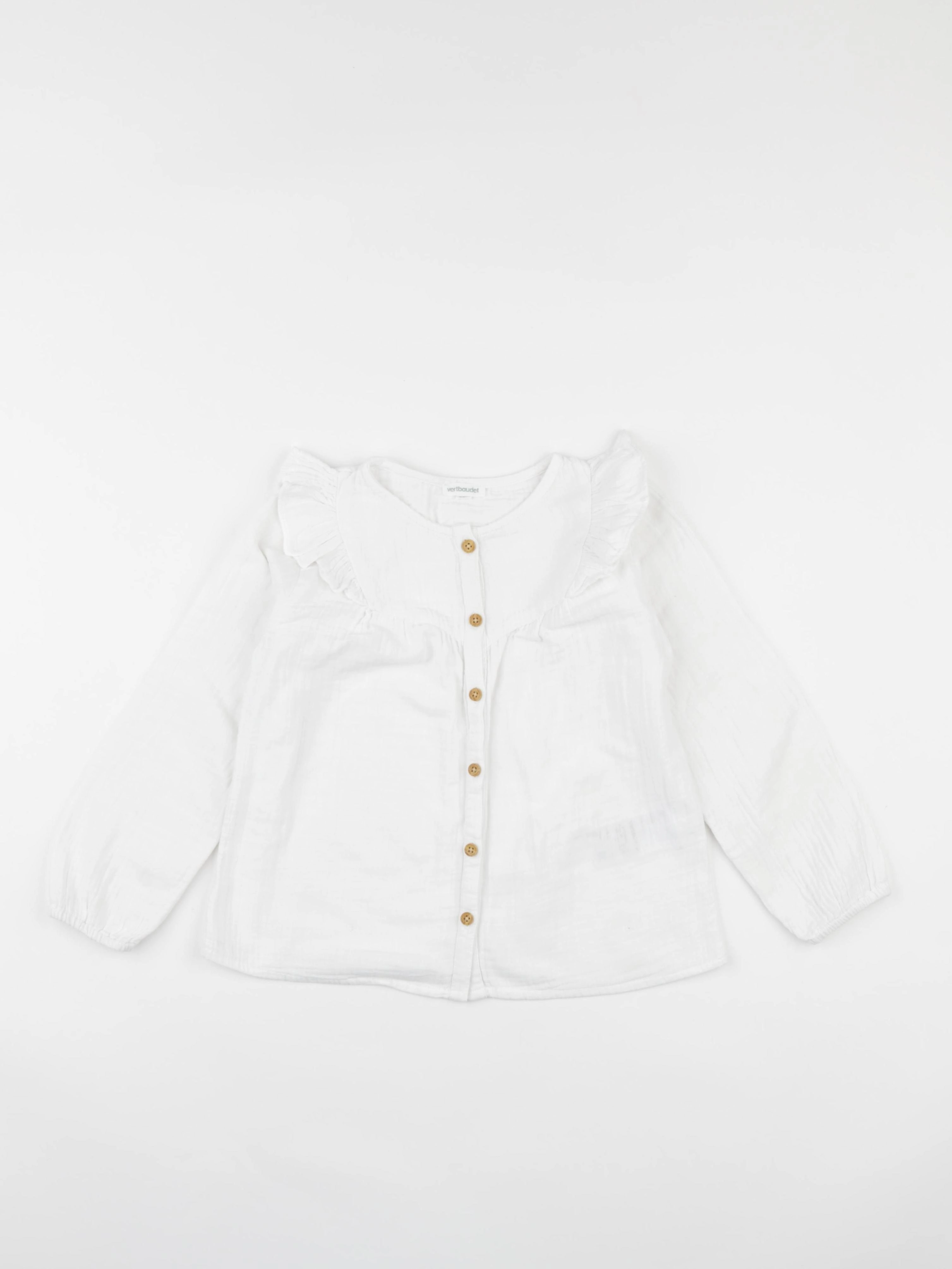 Vertbaudet - blouse blanc - 6 ans
