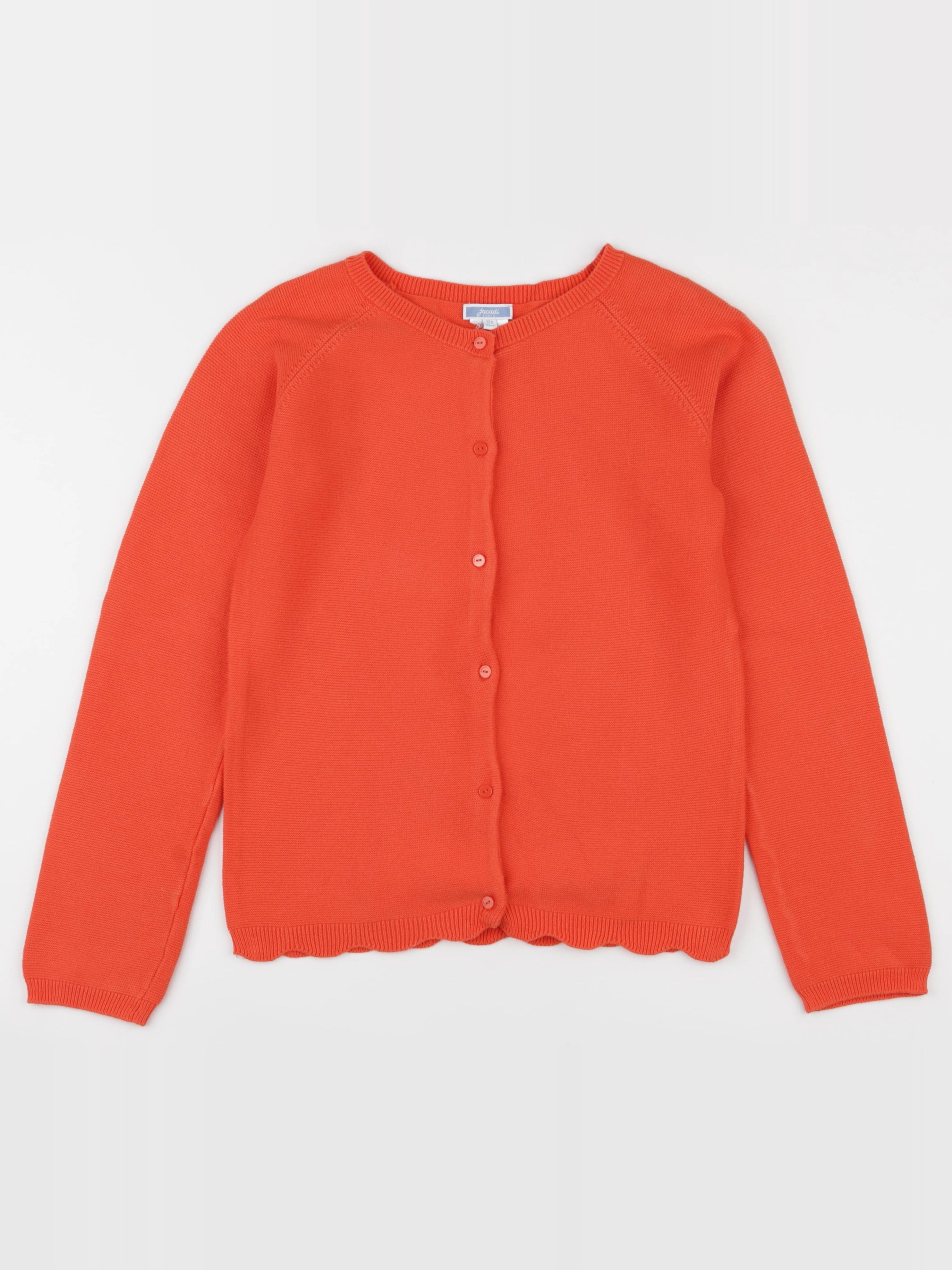 Jacadi - gilet orange - 12 ans