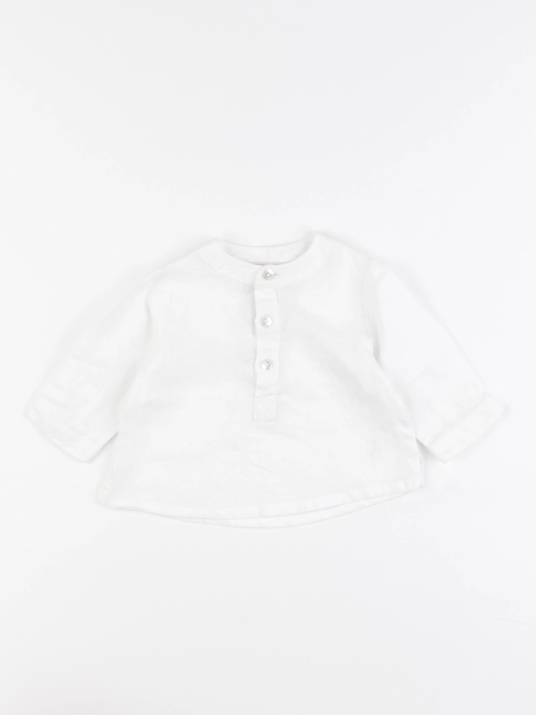 Jacadi - chemise blanc - 3 mois
