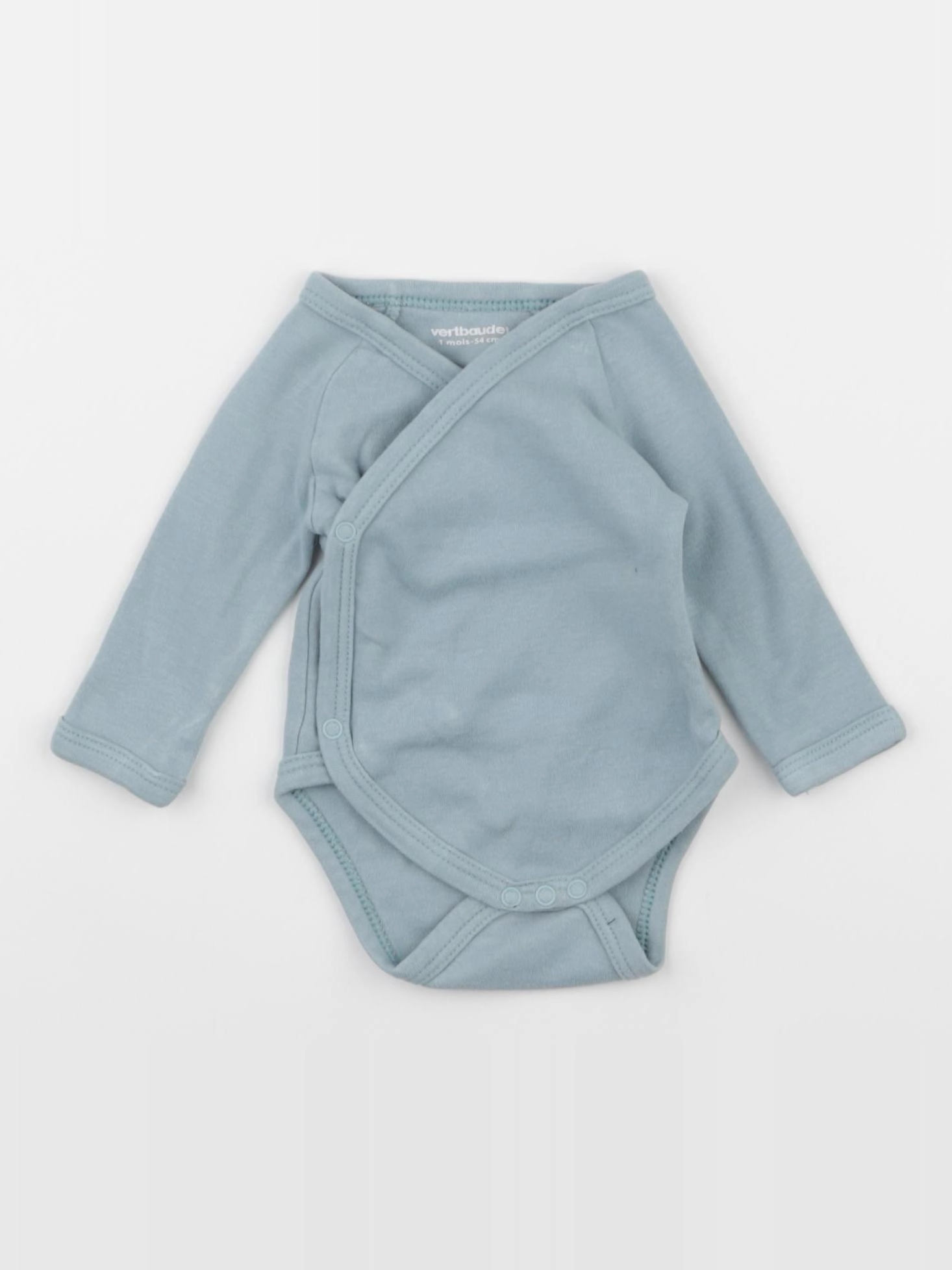 Vertbaudet - body bleu - 1 mois