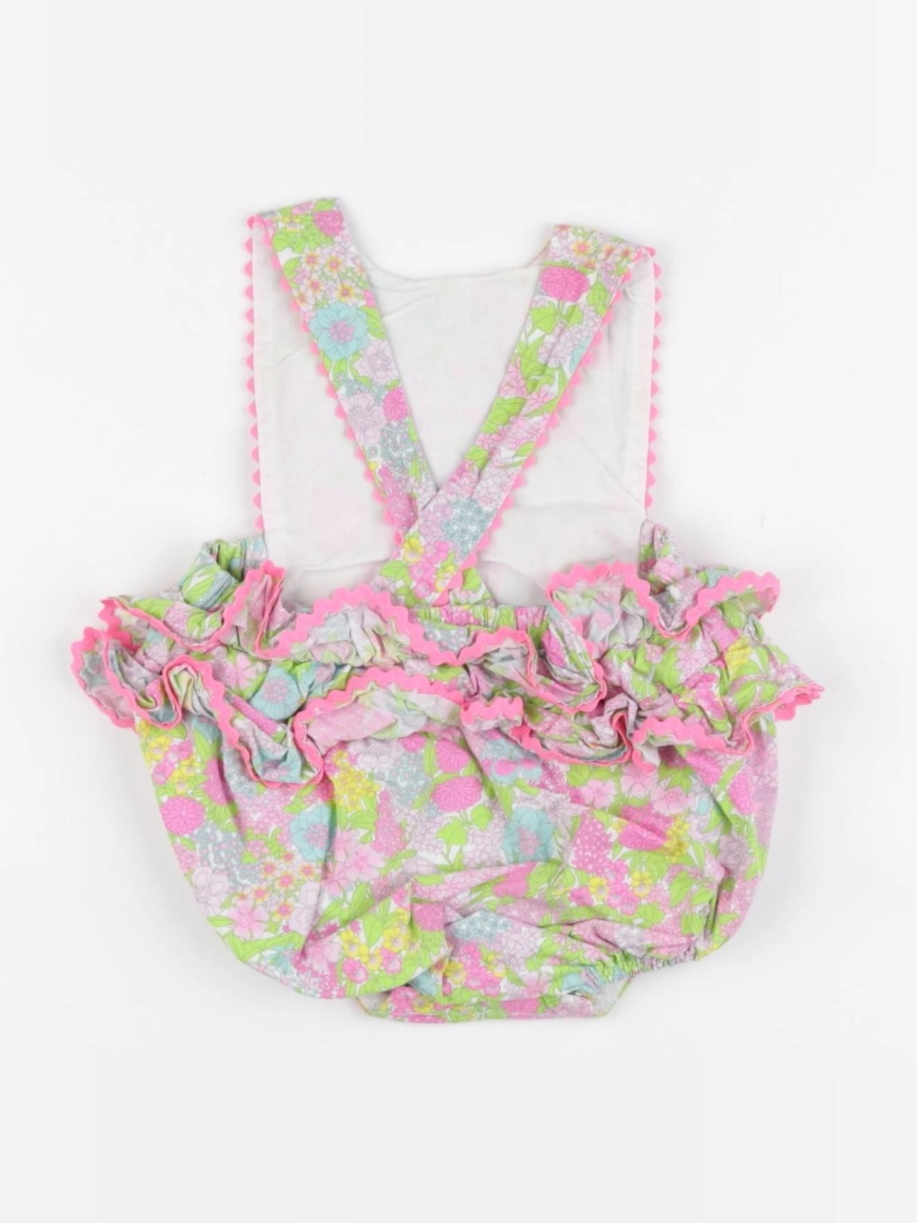 Jacadi - salopette liberty multicolore - 6 mois