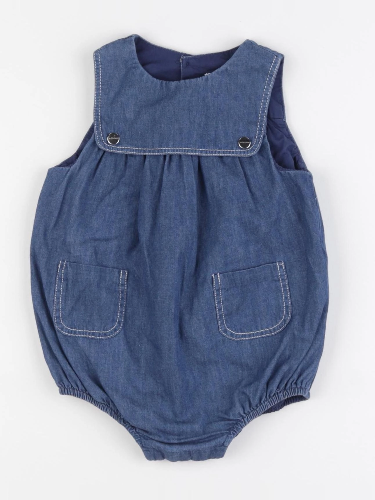 Jacadi - combinaison bleu - 12 mois