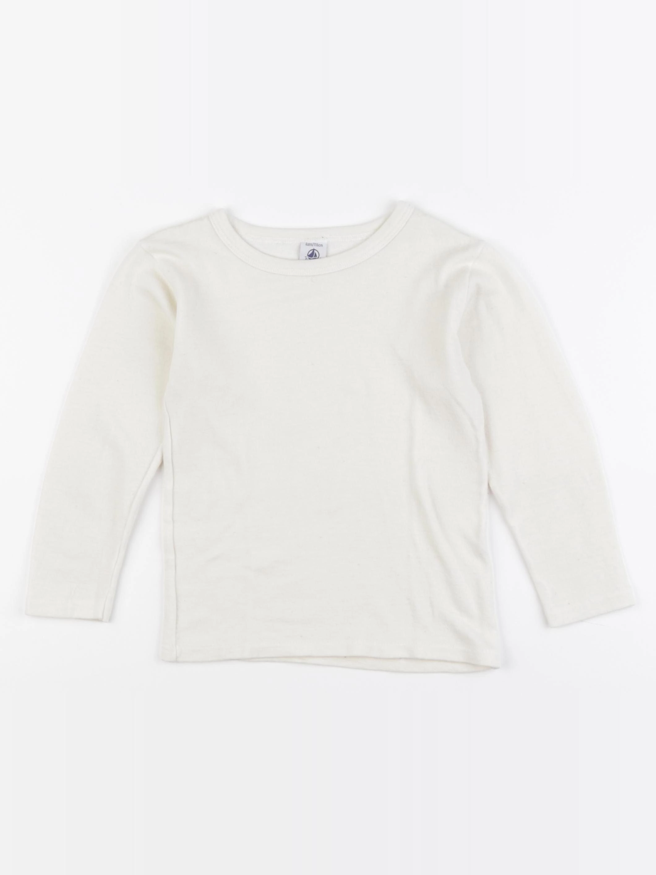 Petit Bateau - maillot de corps blanc - 6 ans