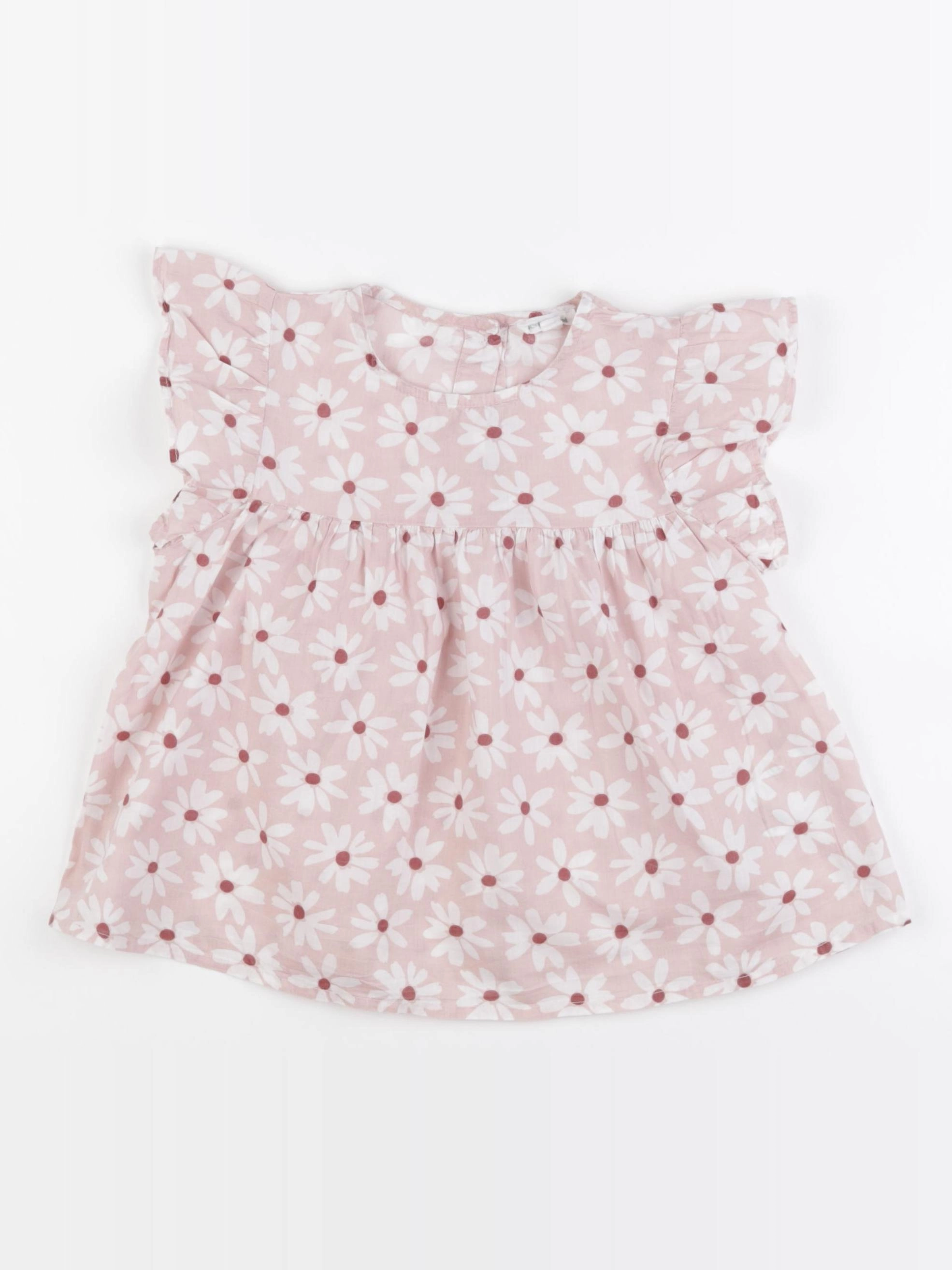 Vertbaudet - blouse rose - 6 ans