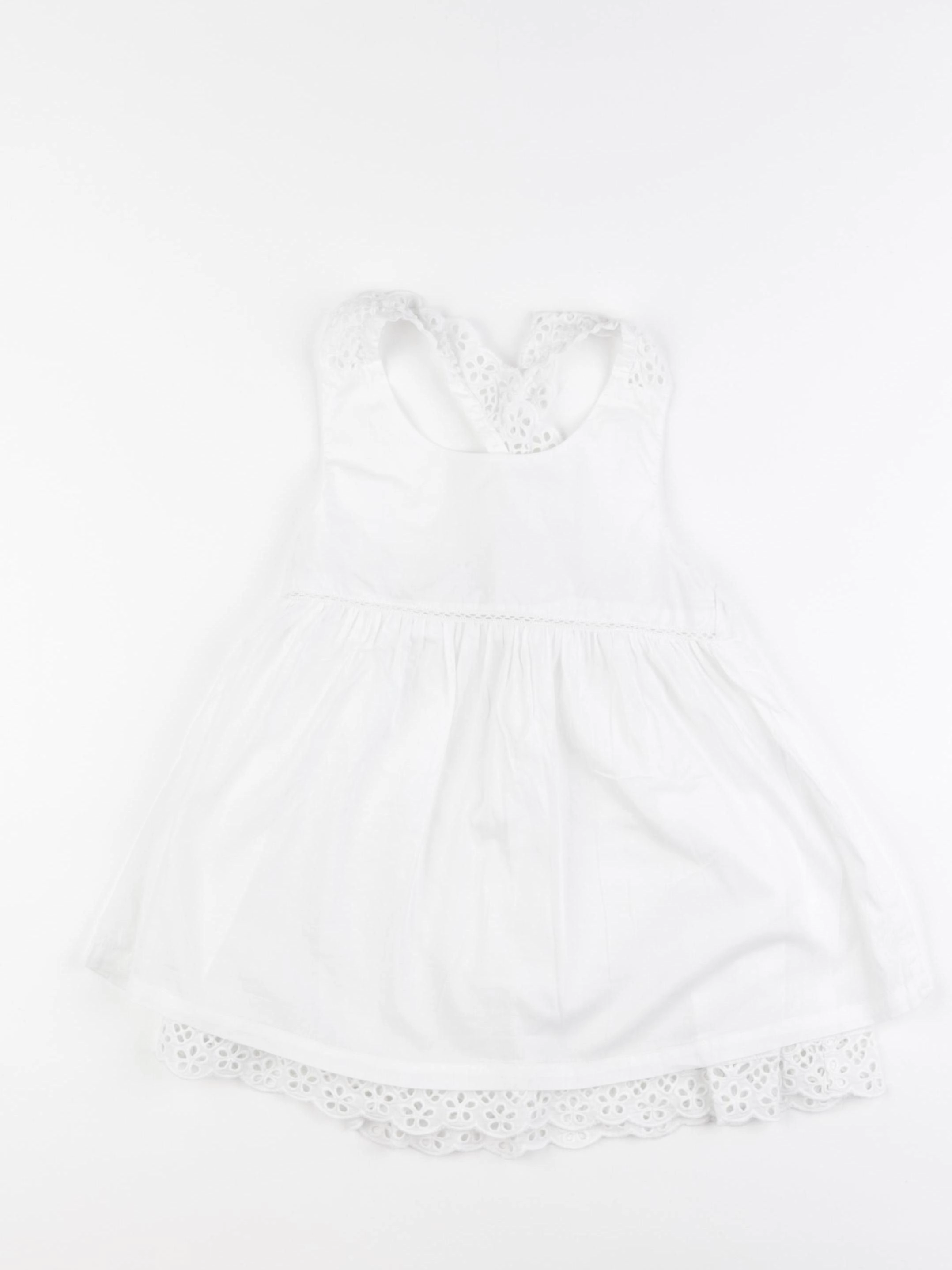 Vertbaudet - robe blanc - 6 ans