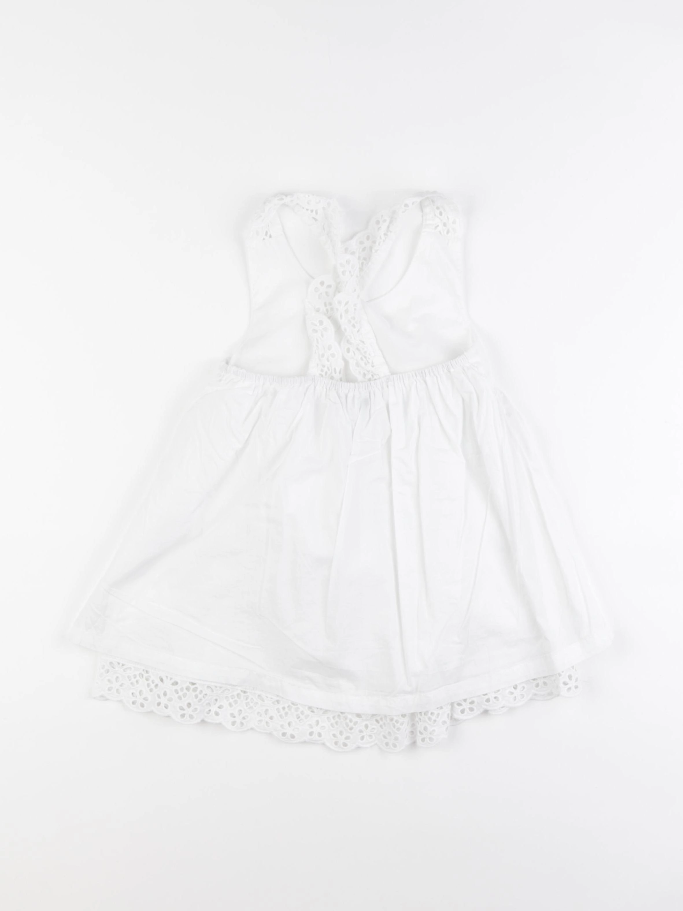 Vertbaudet - robe blanc - 6 ans