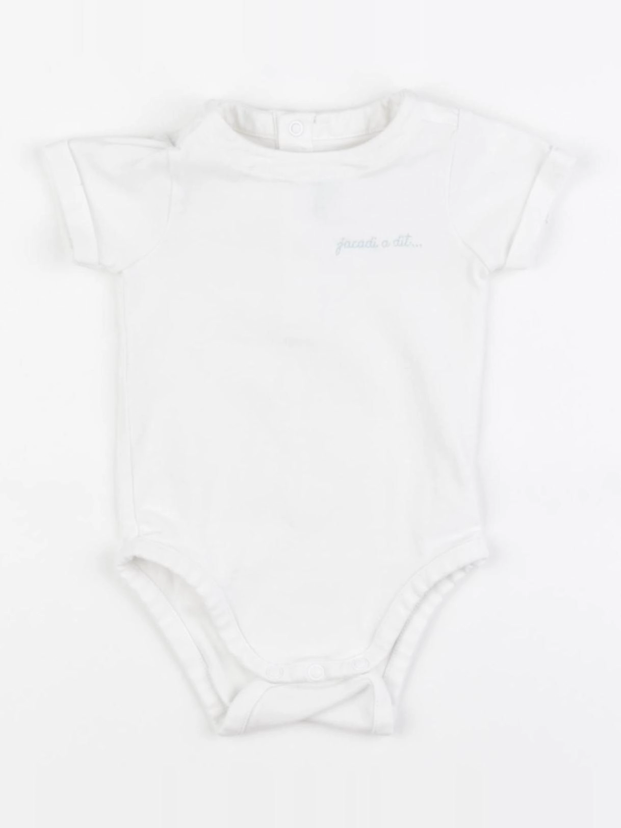 Jacadi - body tee-shirt blanc - 3 mois