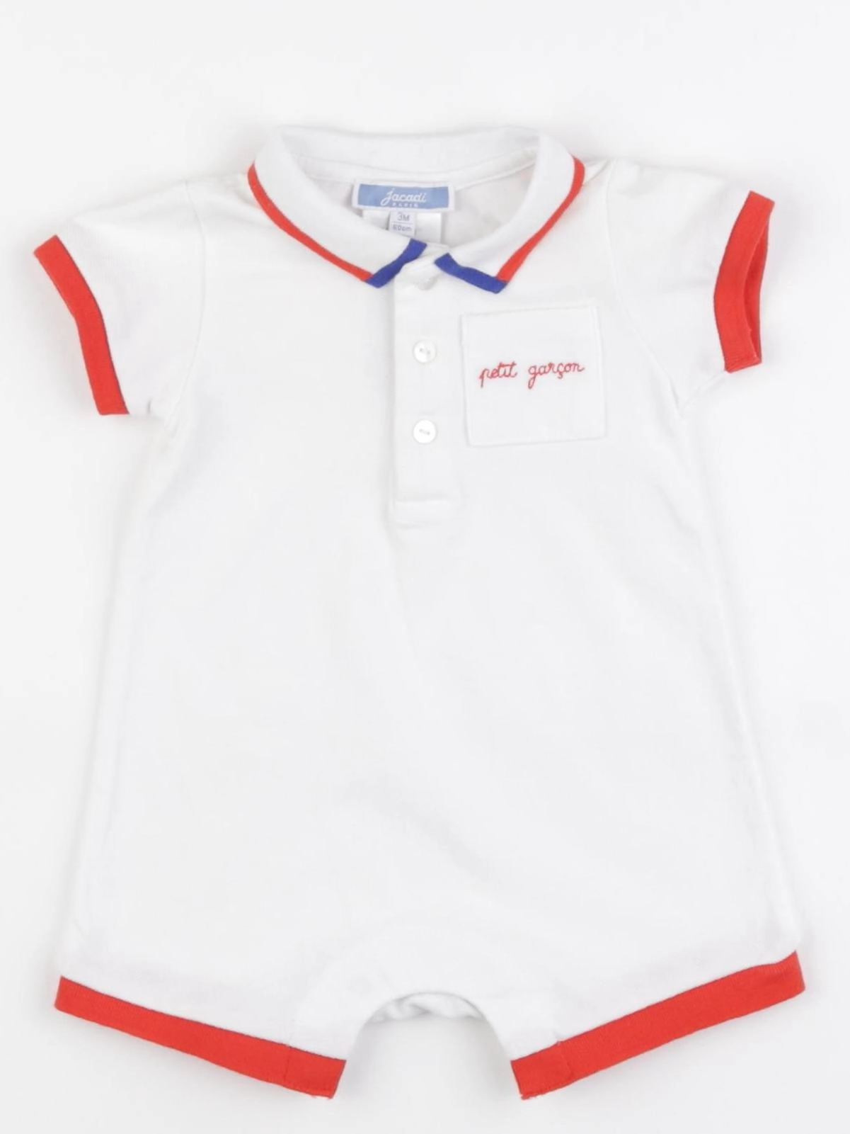 Jacadi - combinaison blanc - 3 mois