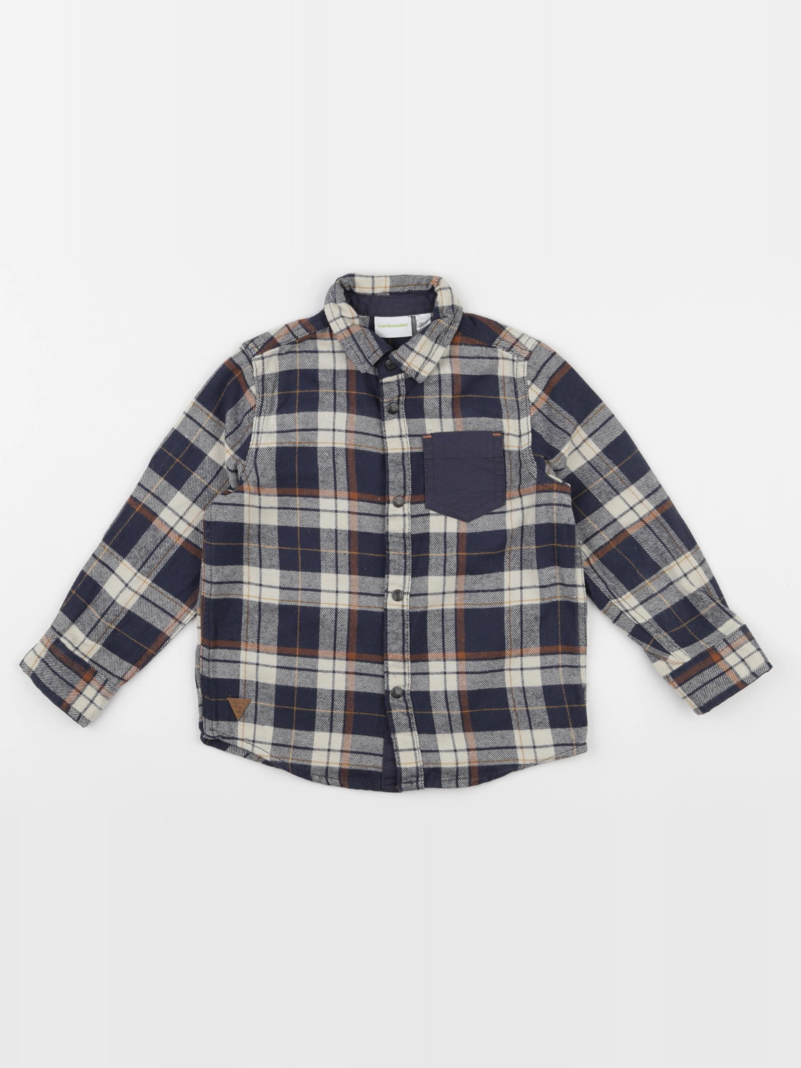 Vertbaudet - chemise bleu - 4 ans