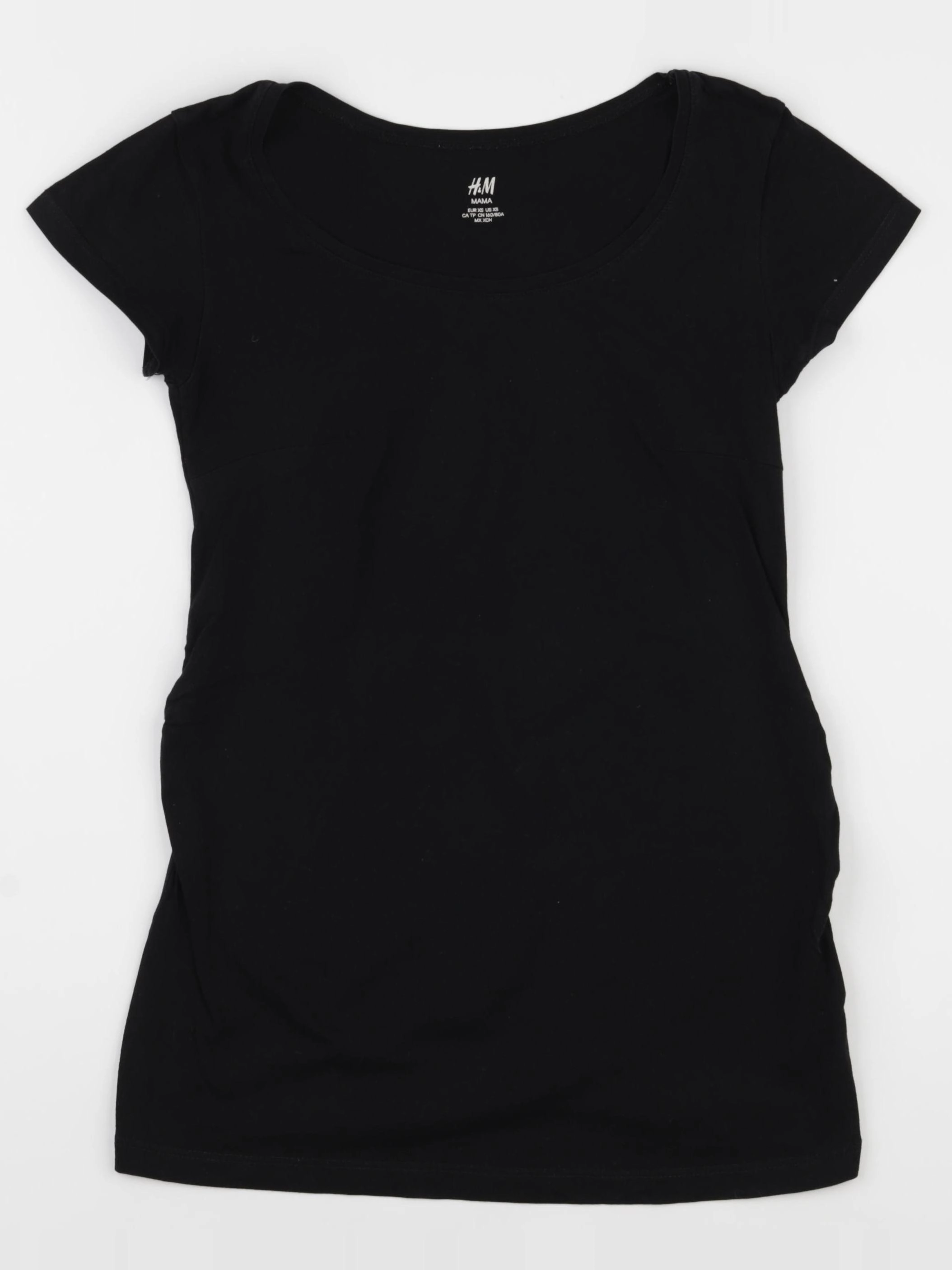 H&M - tee-shirt grossesse noir - 34
