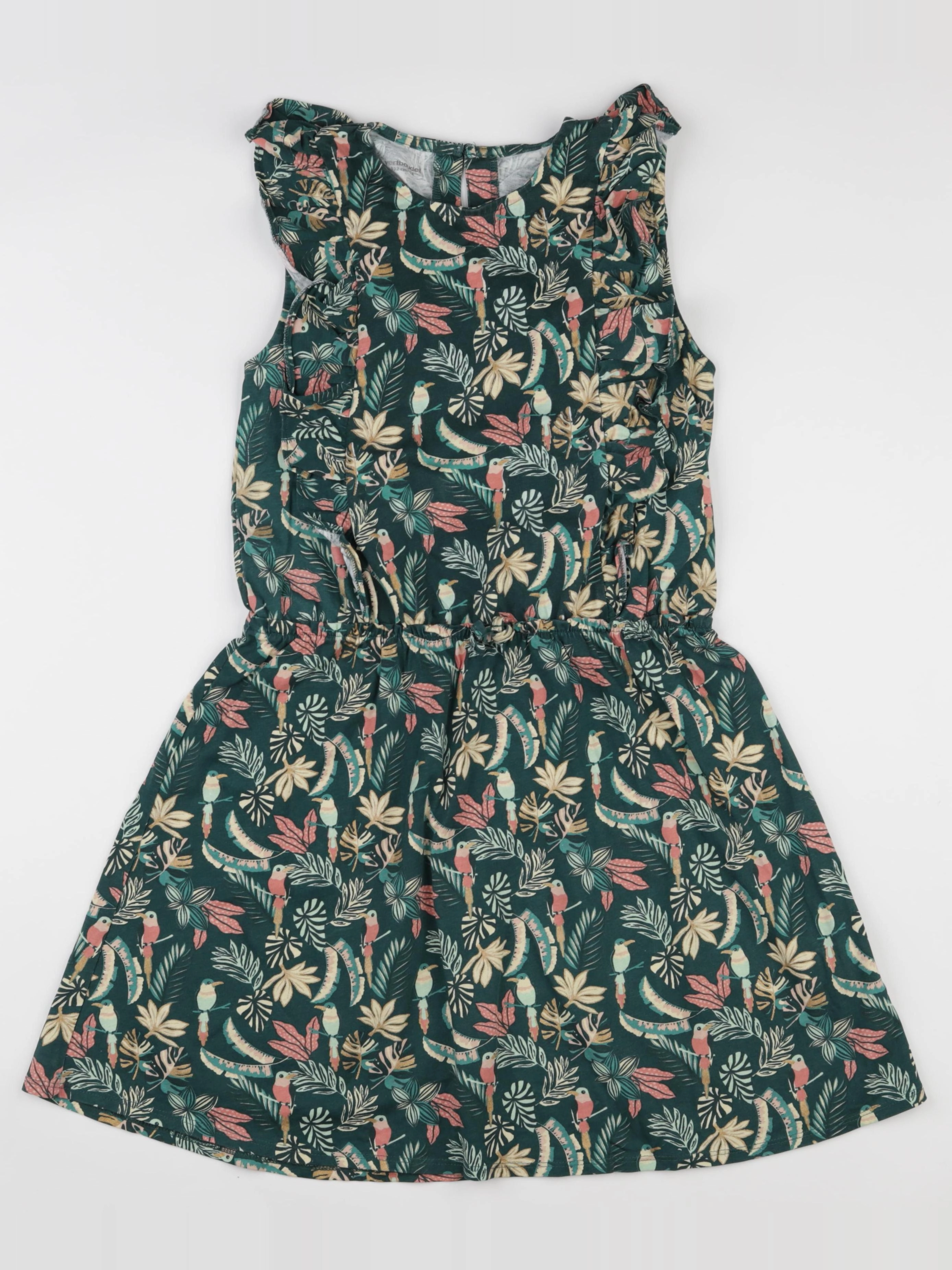 Vertbaudet - robe vert - 12 ans