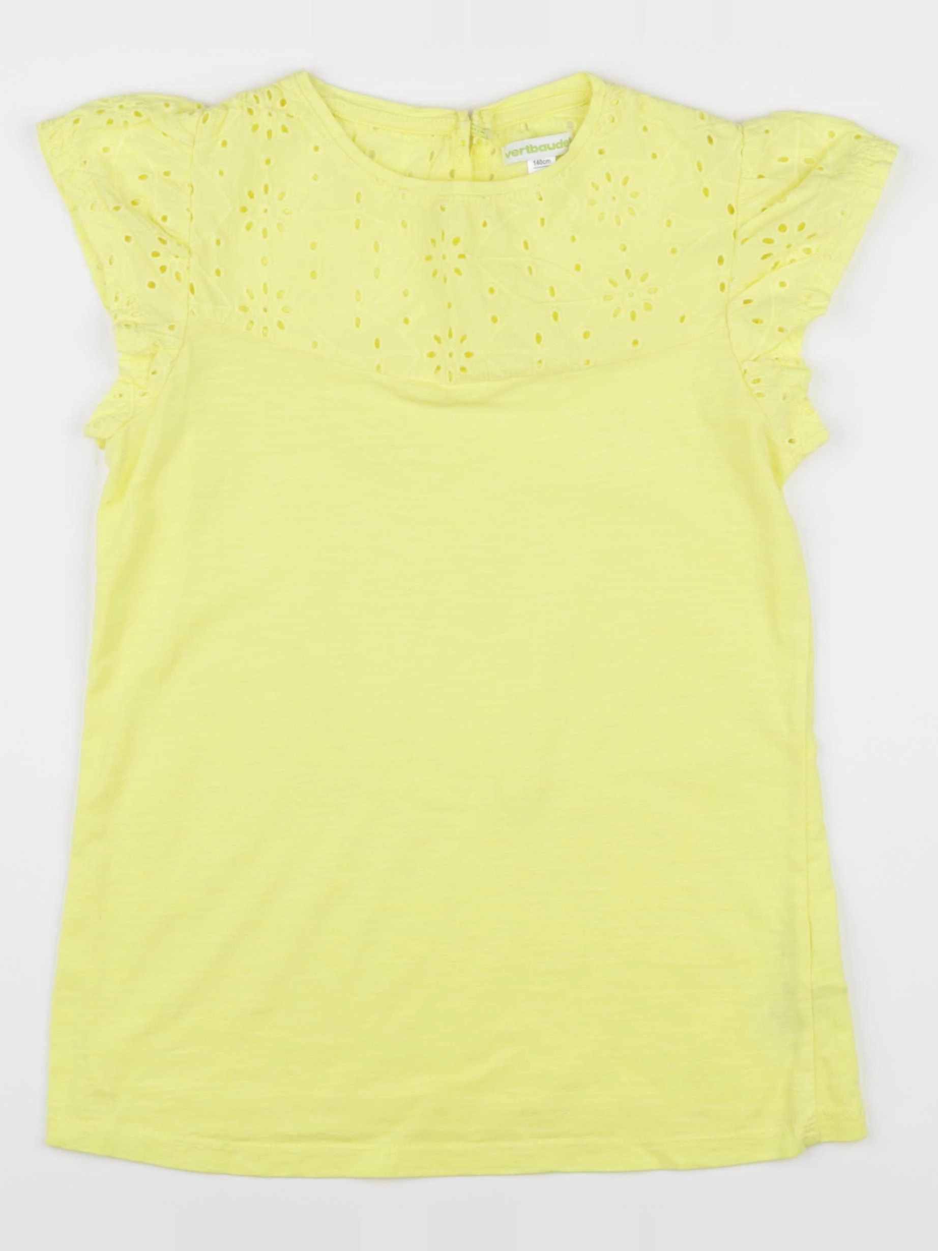 Vertbaudet - tee-shirt jaune - 10 ans
