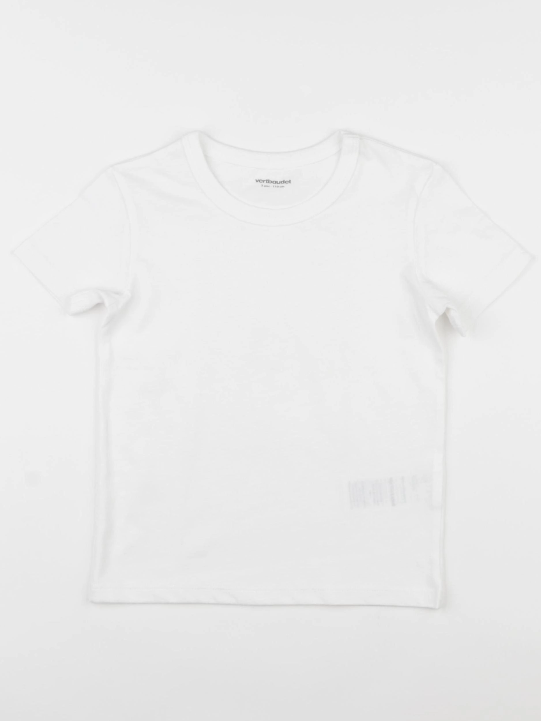 Vertbaudet - maillot de corps blanc - 5 ans