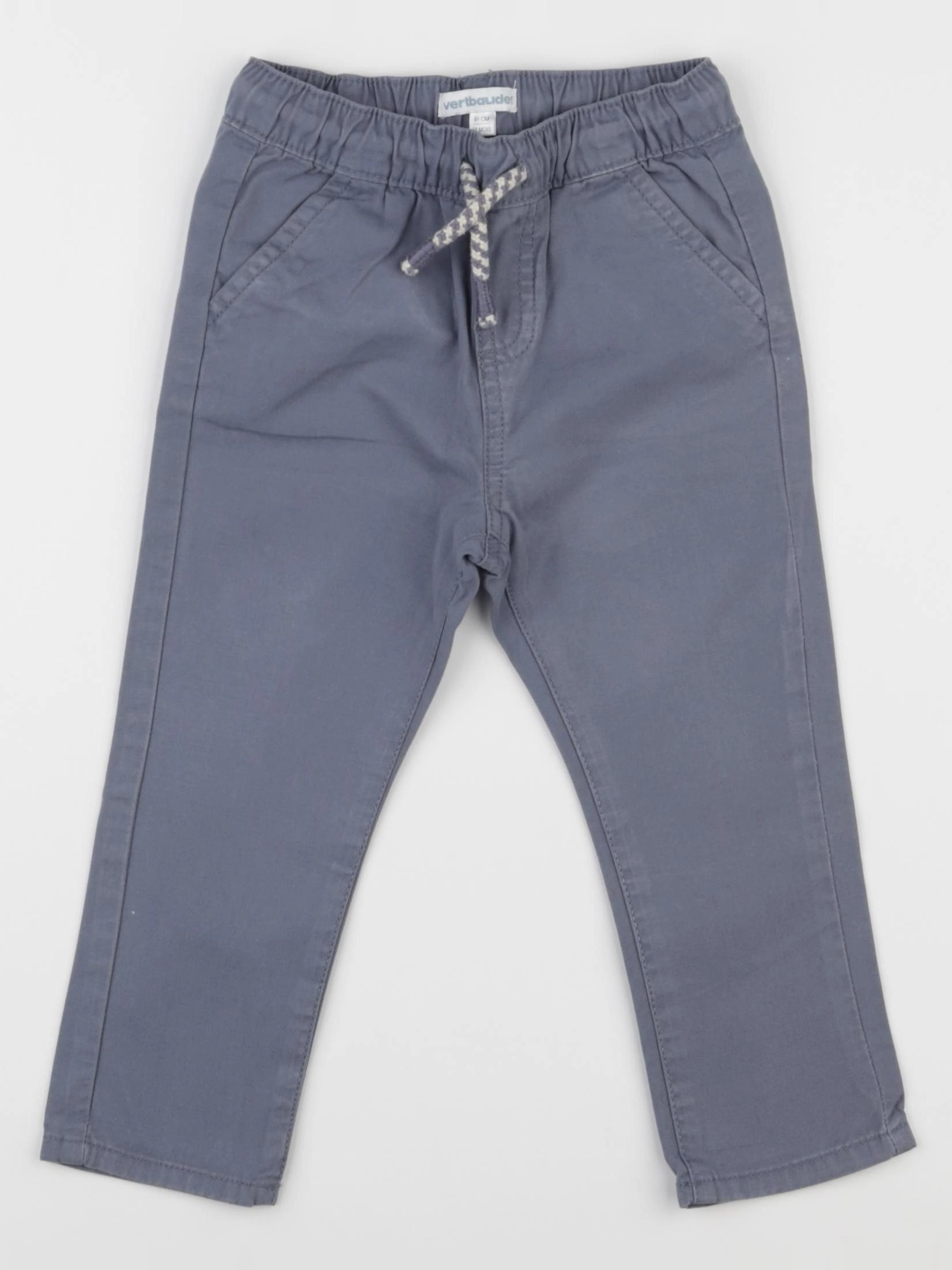 Vertbaudet - pantalon gris - 18 mois