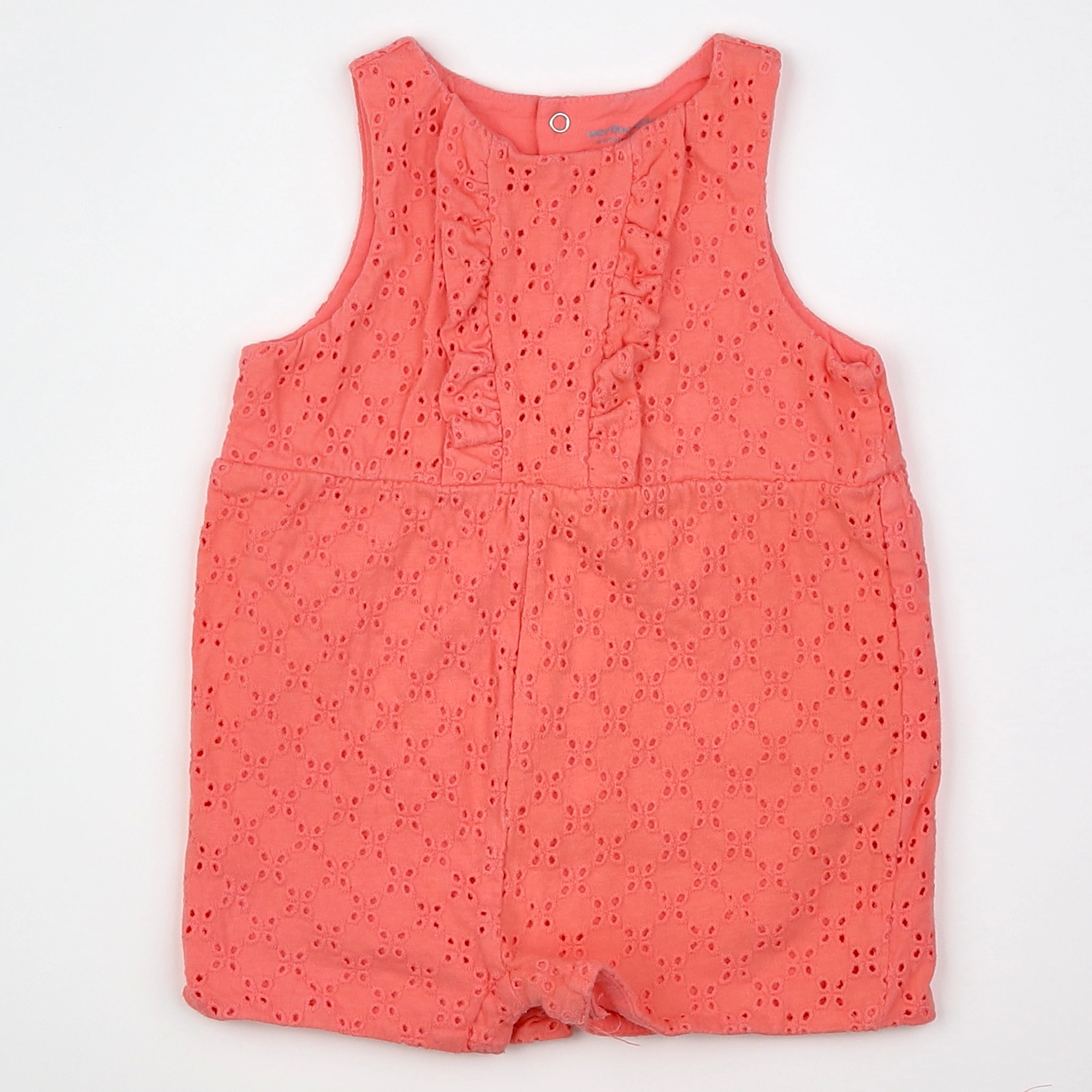 Vertbaudet - combinaison rose - 9 mois
