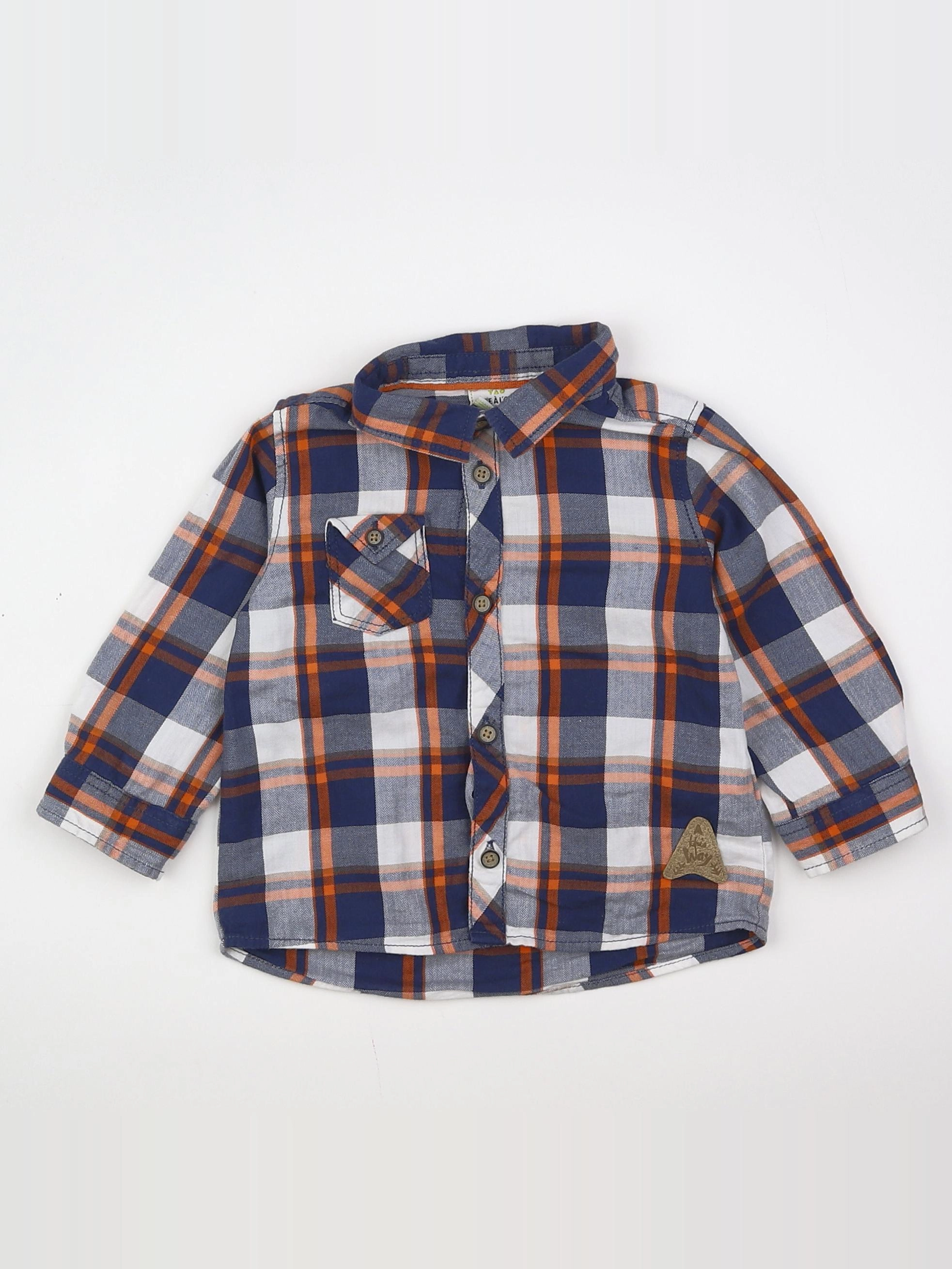 Tape à l'oeil - chemise multicolore - 12 mois