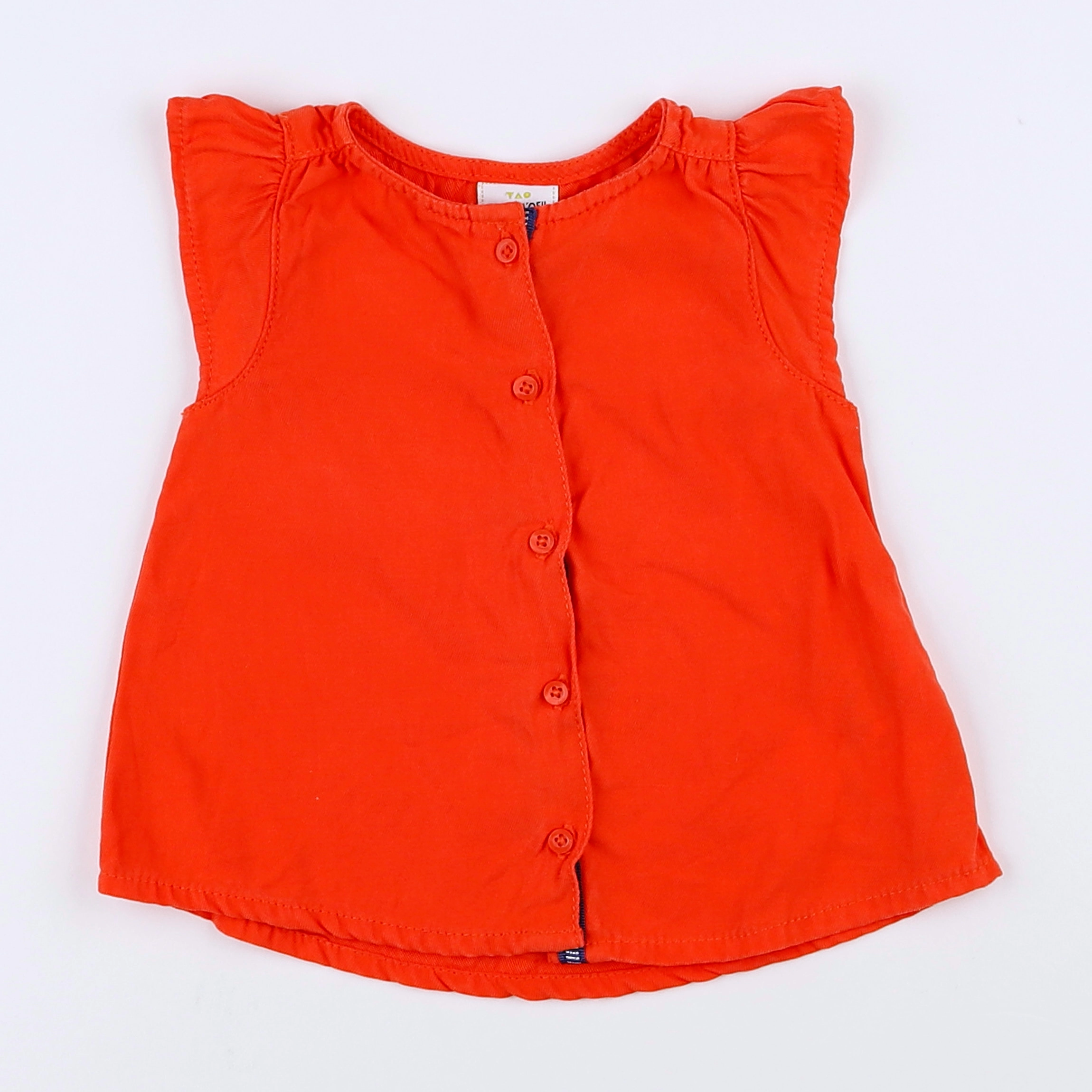 Tape à l'oeil - blouse rouge - 9 mois