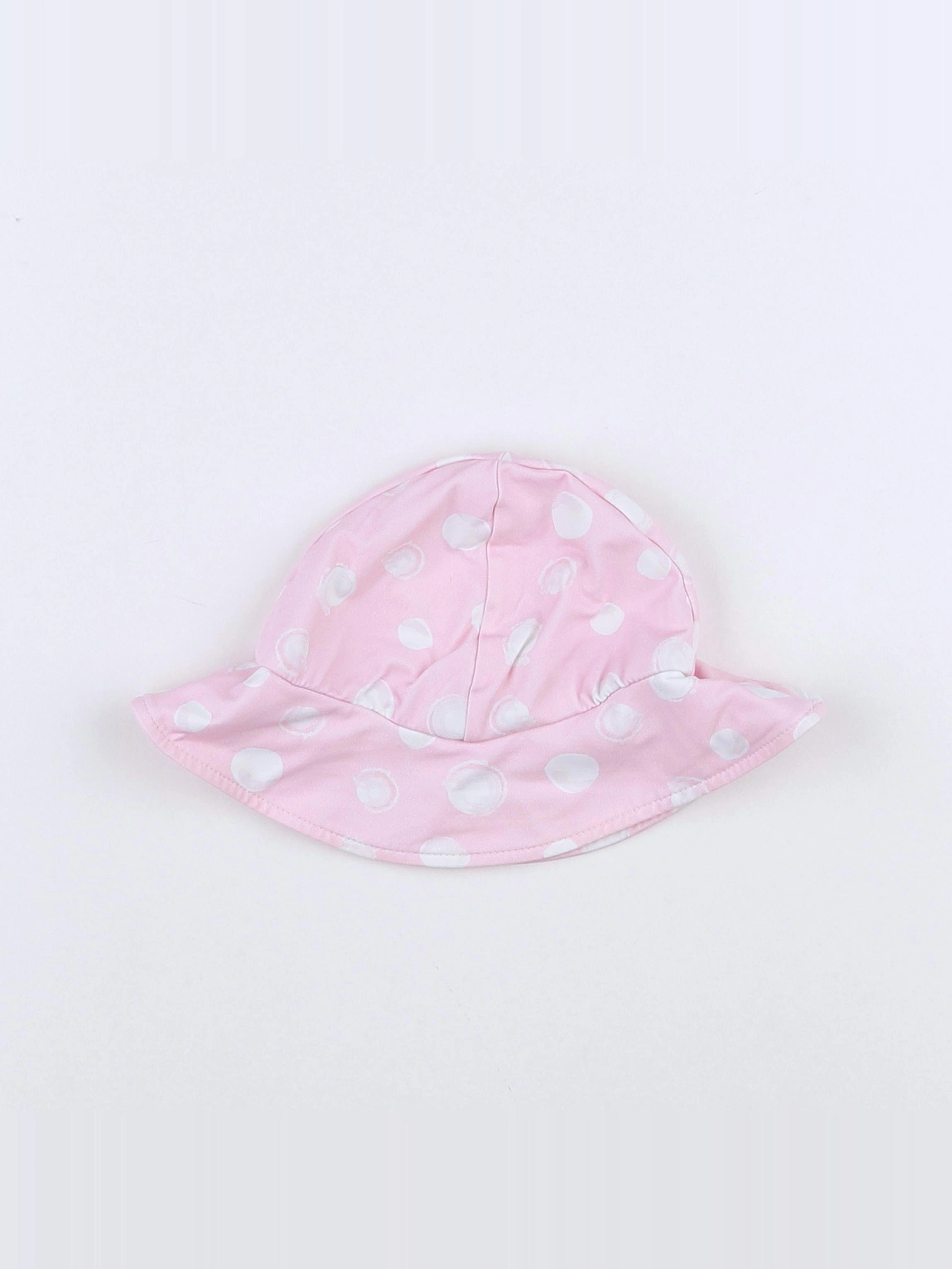 Archimède - chapeau rose, blanc - 18 mois