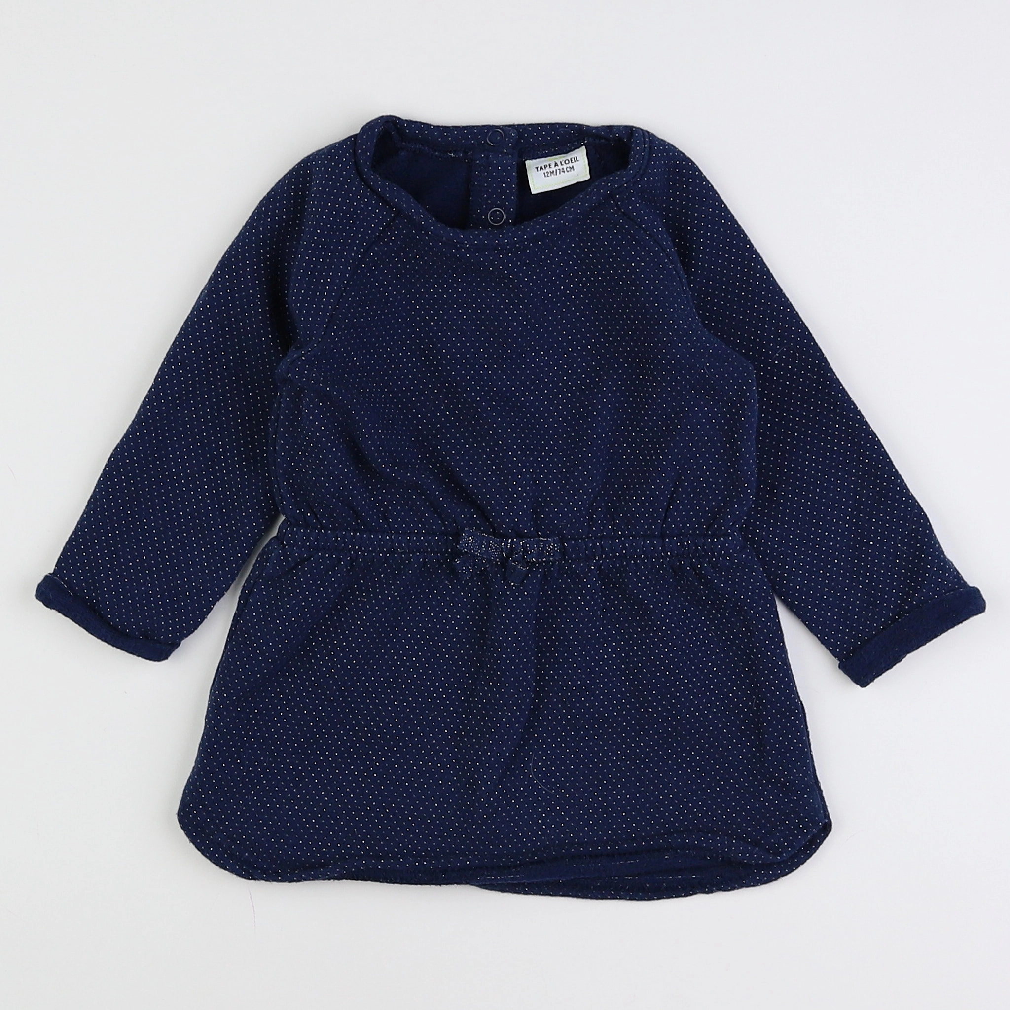 Tape à l'oeil - robe bleu - 12 mois