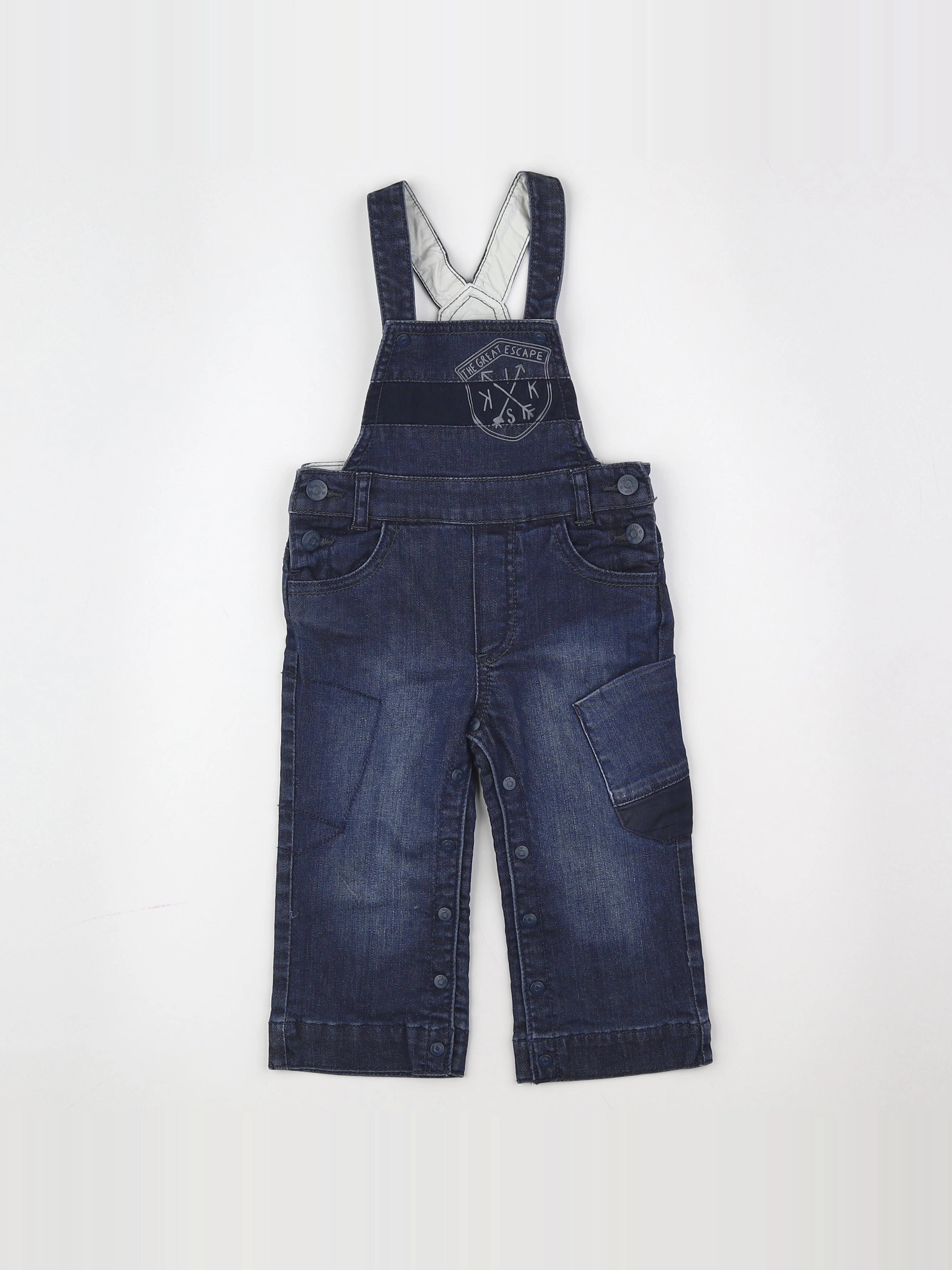 IKKS - salopette bleu - 12 mois