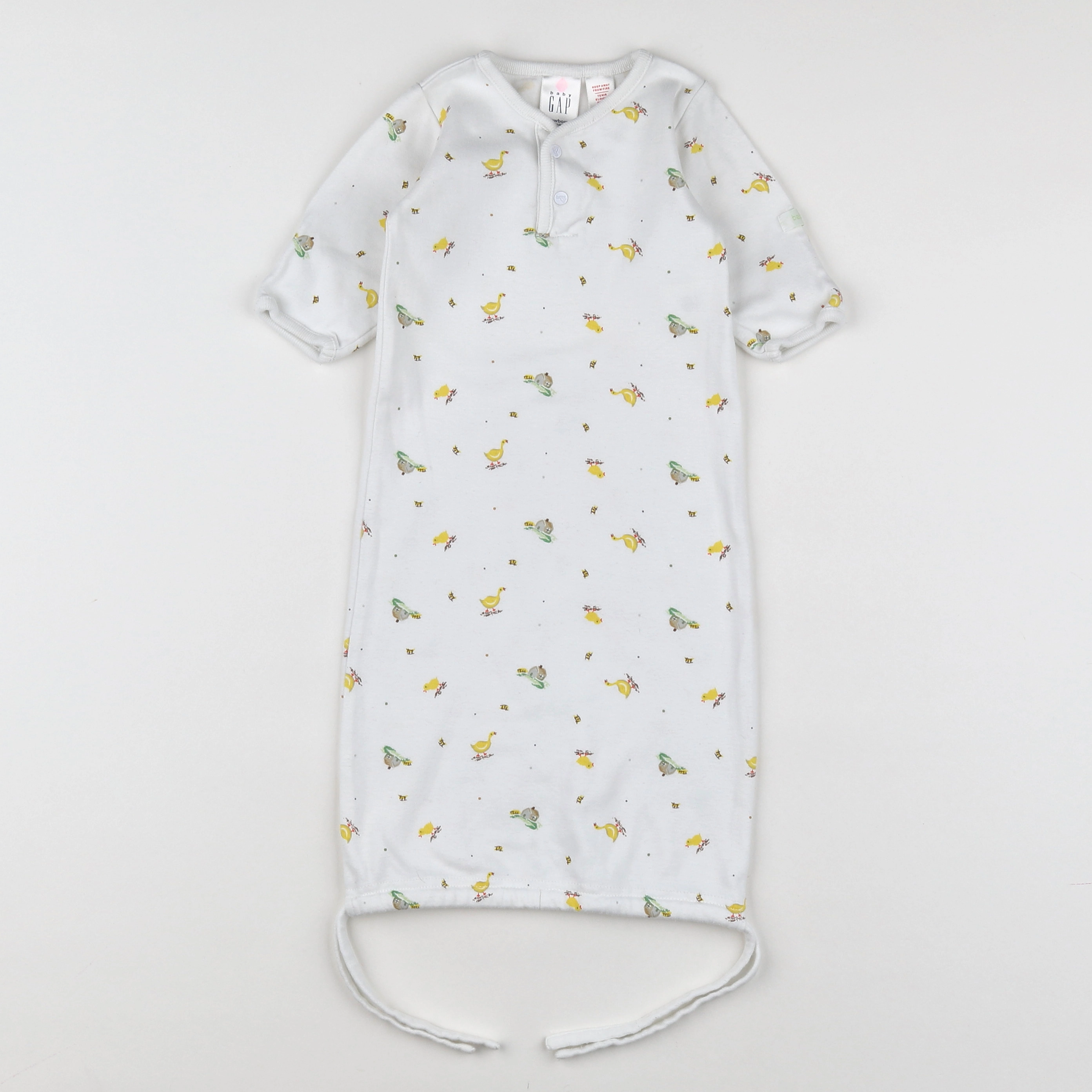 GAP - pyjama coton blanc - 0 mois