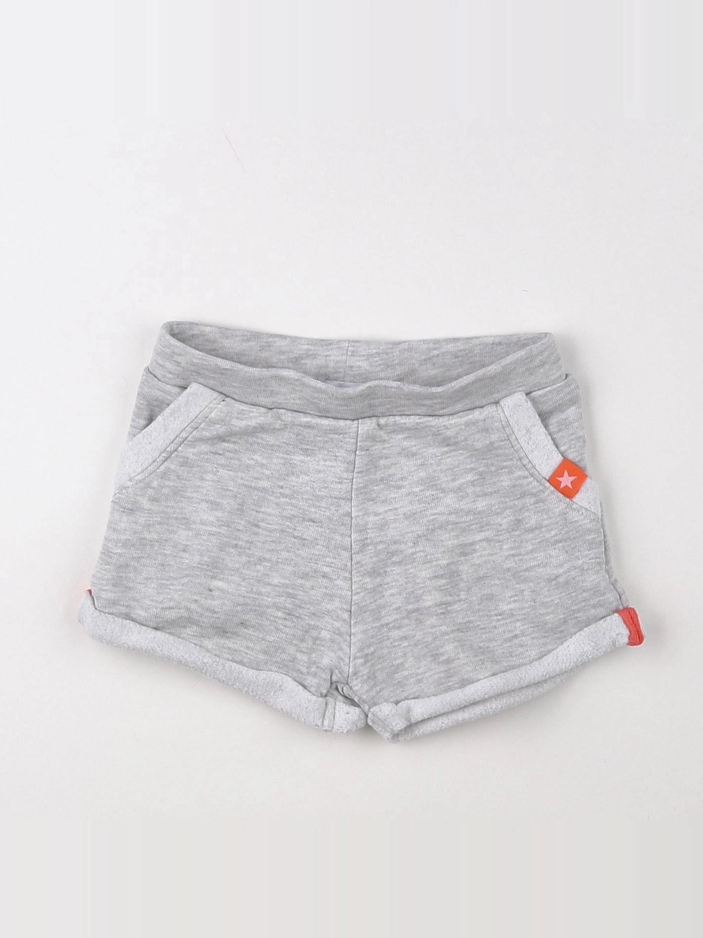 Vertbaudet - short gris - 9 mois