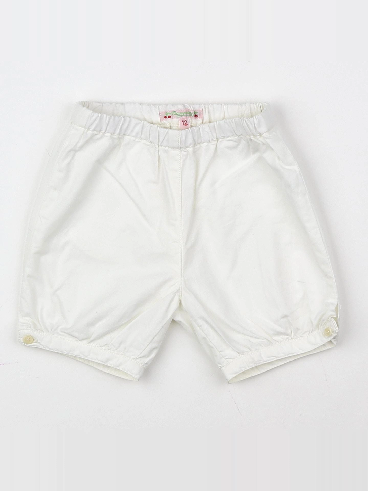 Bonpoint - short blanc - 12 mois