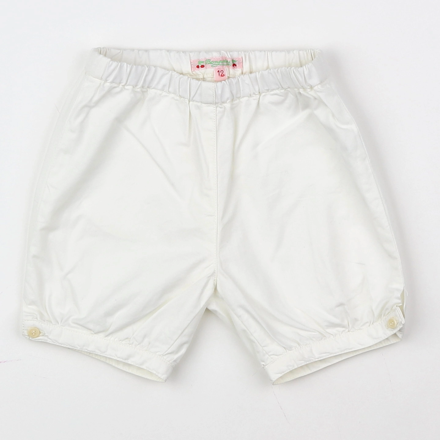 Bonpoint - short blanc - 12 mois