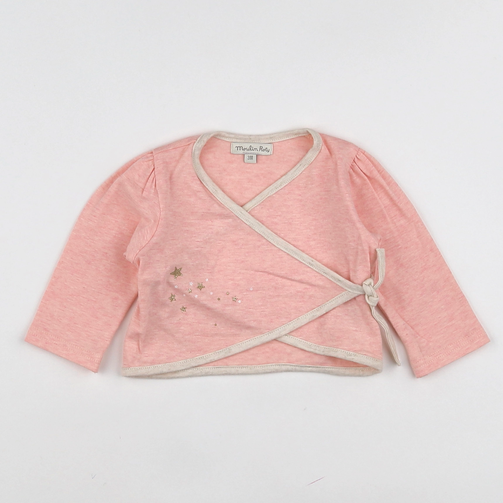 Moulin Roty - tee-shirt rose - 3 mois