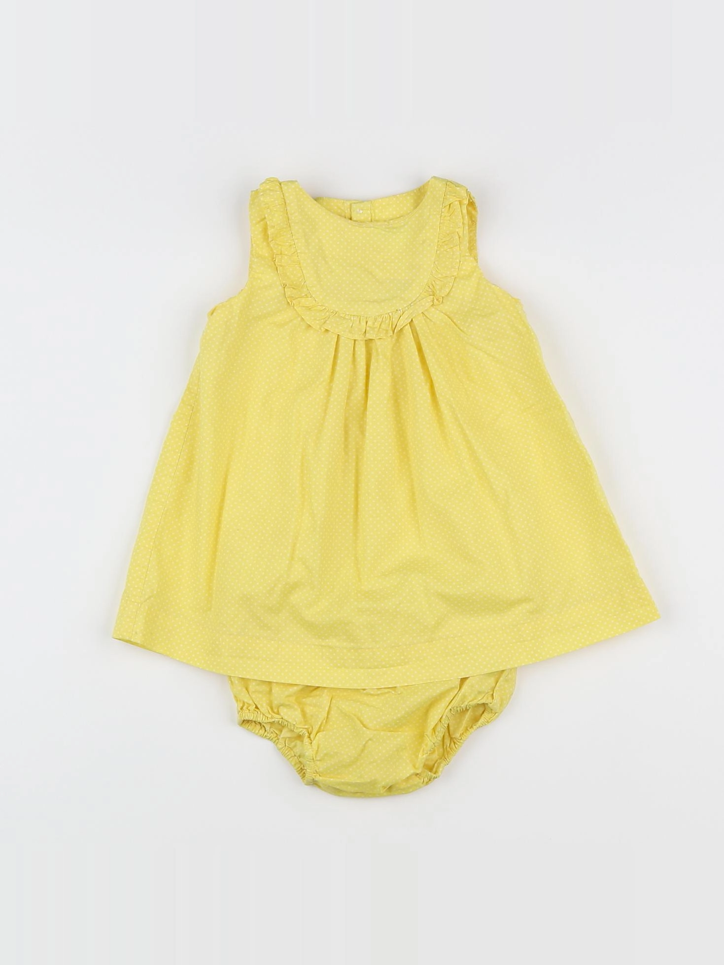 Jacadi - robe jaune - 12 mois