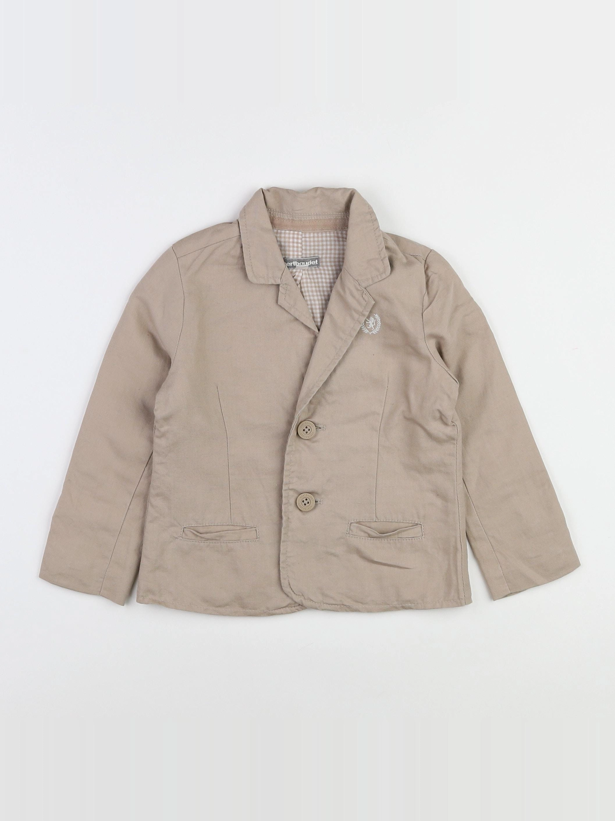 Vertbaudet - veste beige - 3 ans