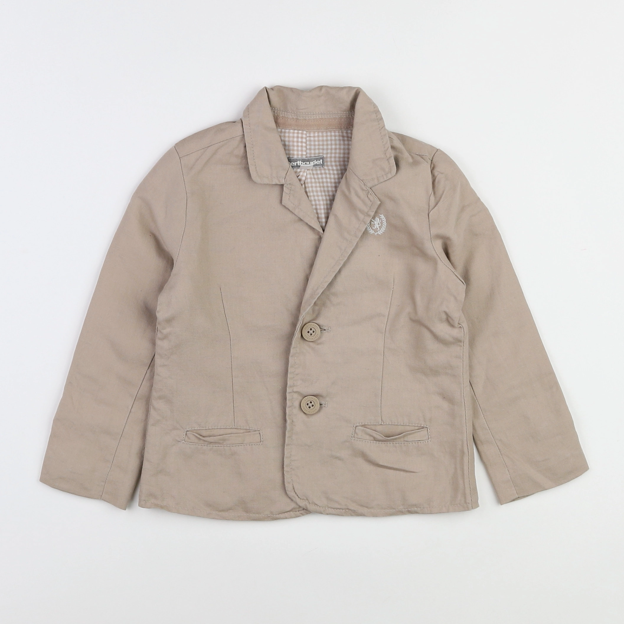 Vertbaudet - veste beige - 3 ans