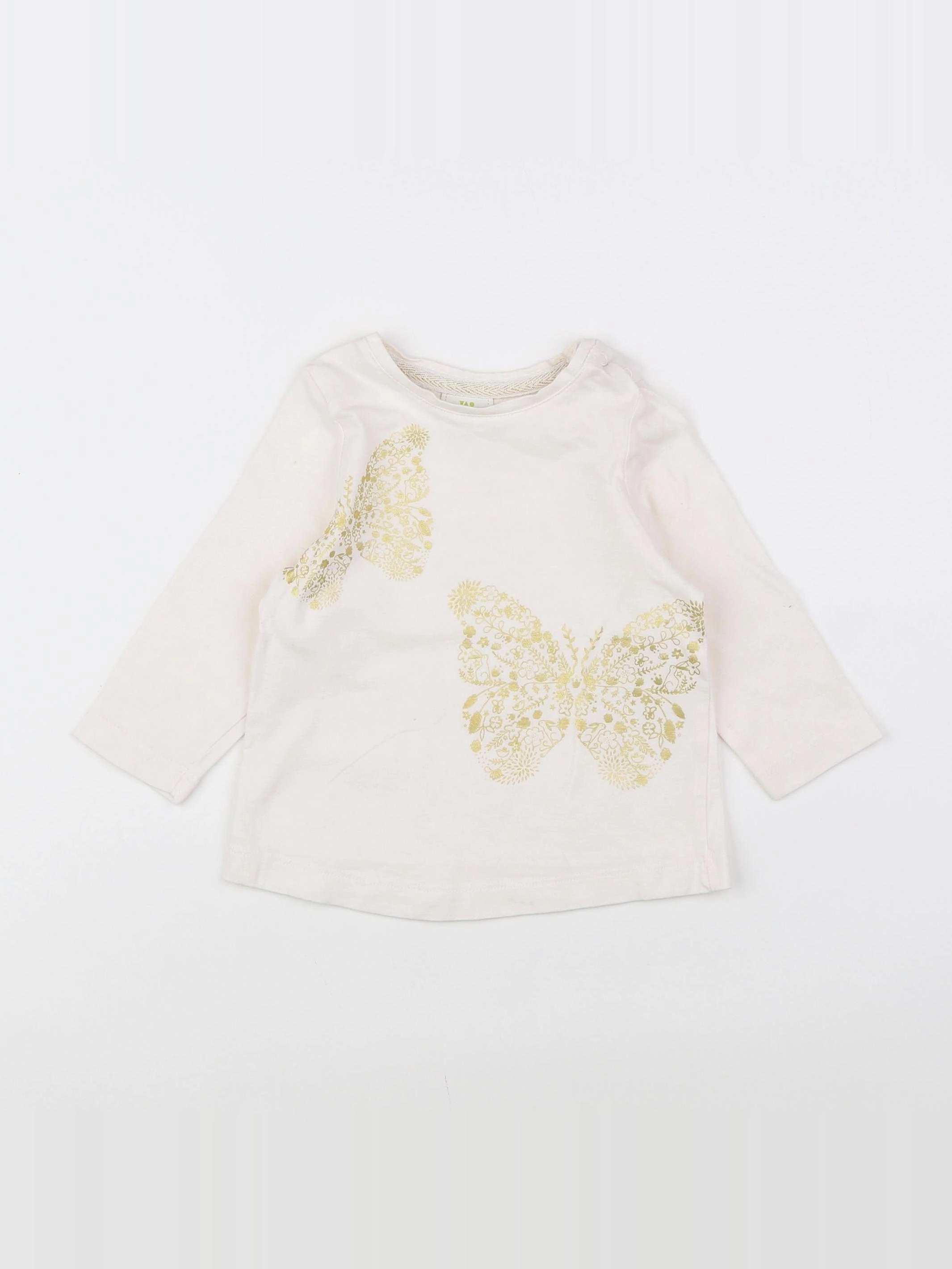 Tape à l'oeil - tee-shirt beige - 6 mois