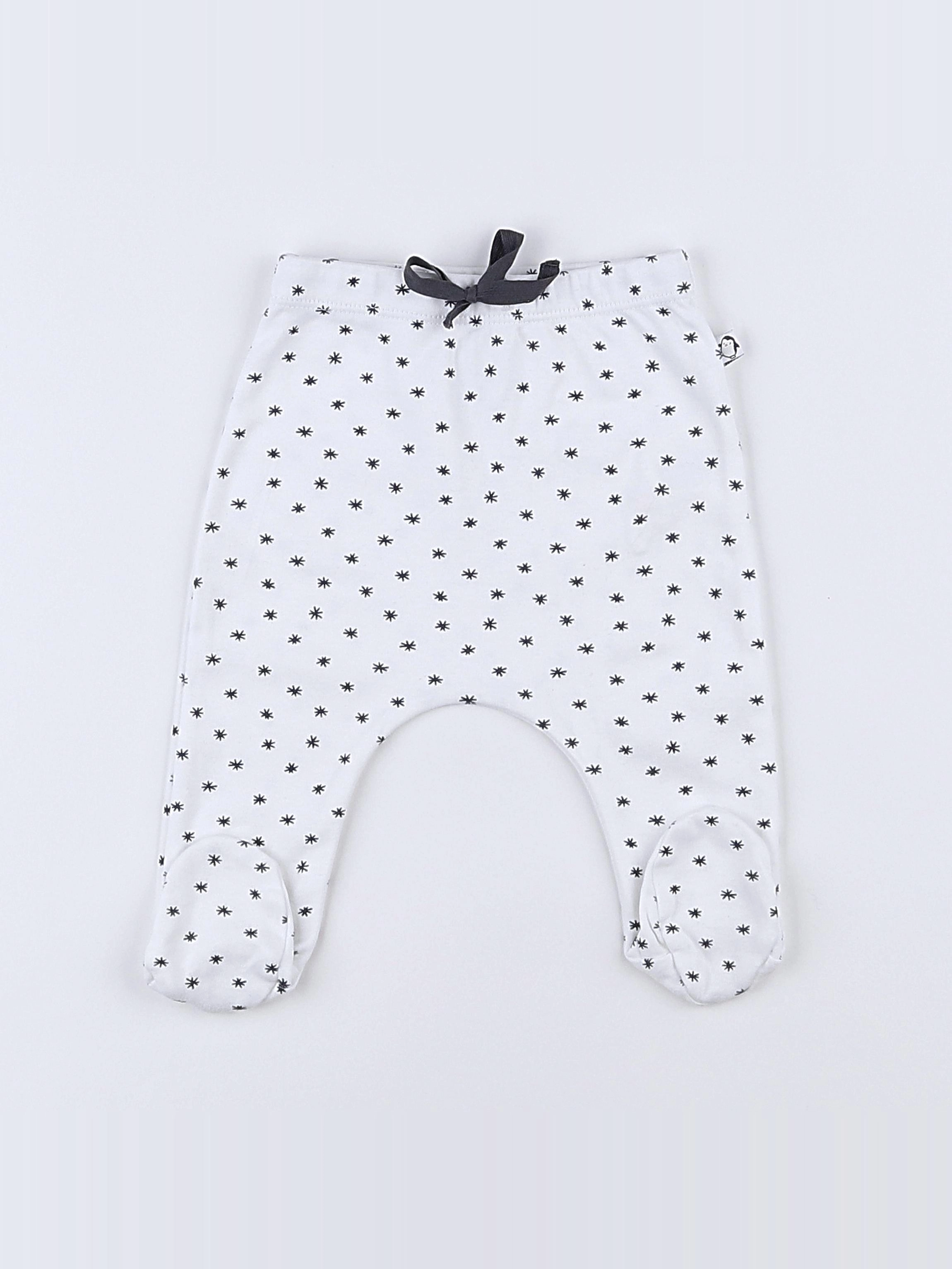 Absorba - legging blanc, gris - 3 mois