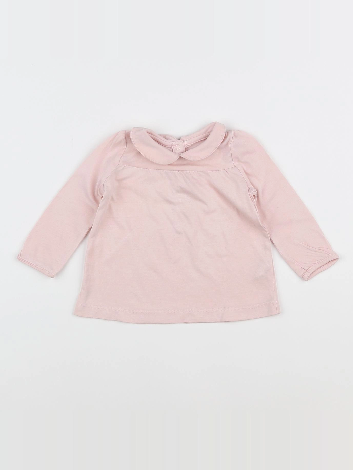 Boutchou - tee-shirt rose - 6 mois