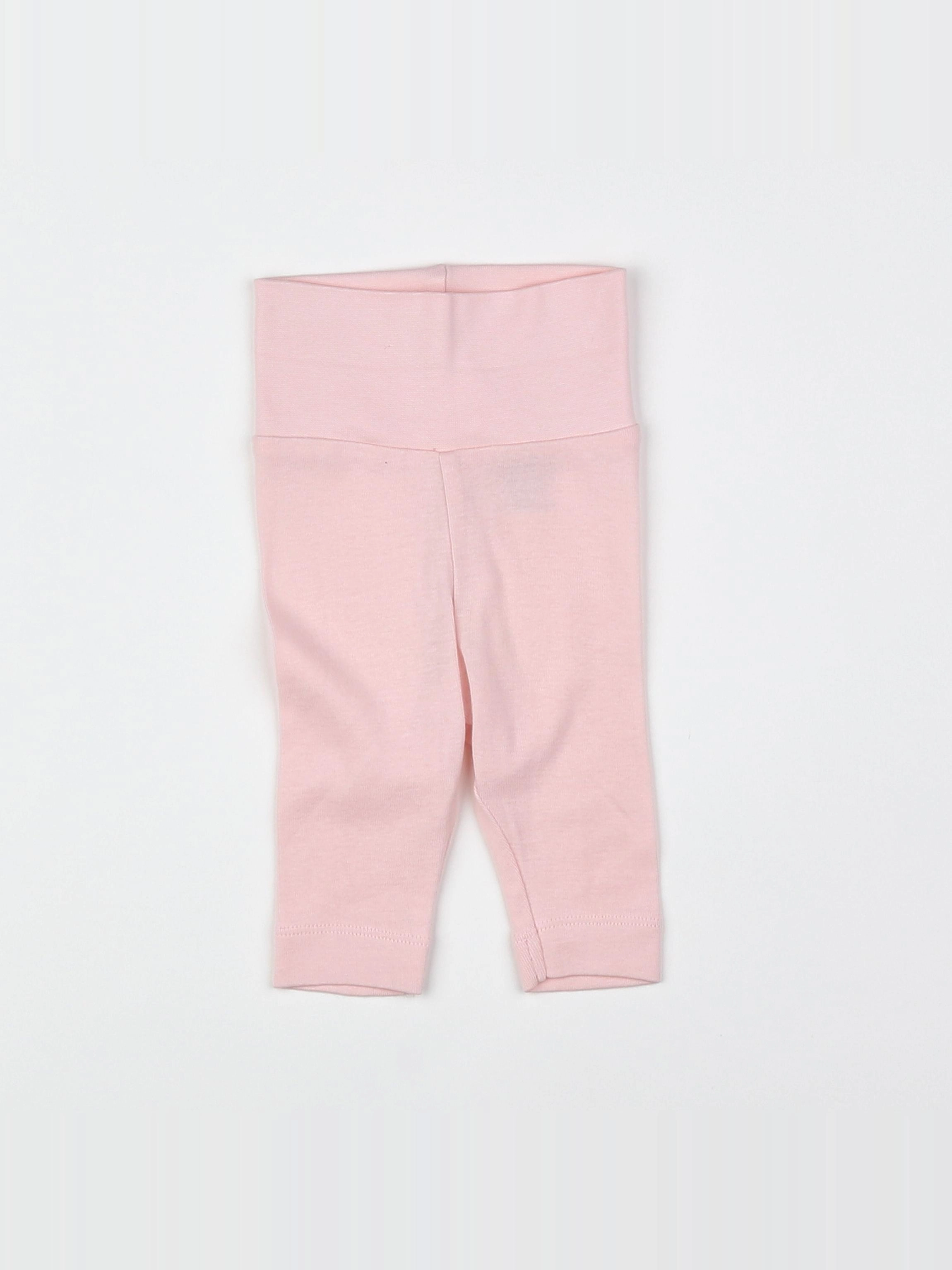 H&M - legging rose - 0/1 mois