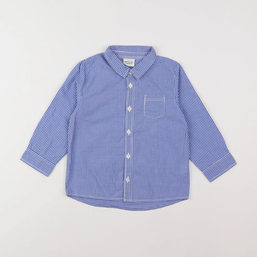 Tape à l'oeil - chemise bleu - 2 ans