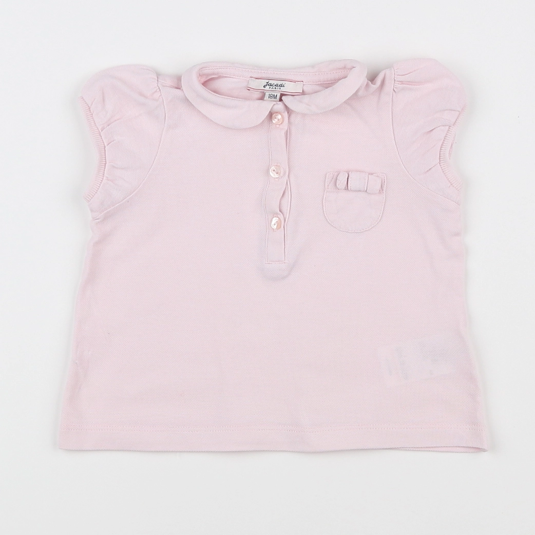 Jacadi - polo rose - 18 mois
