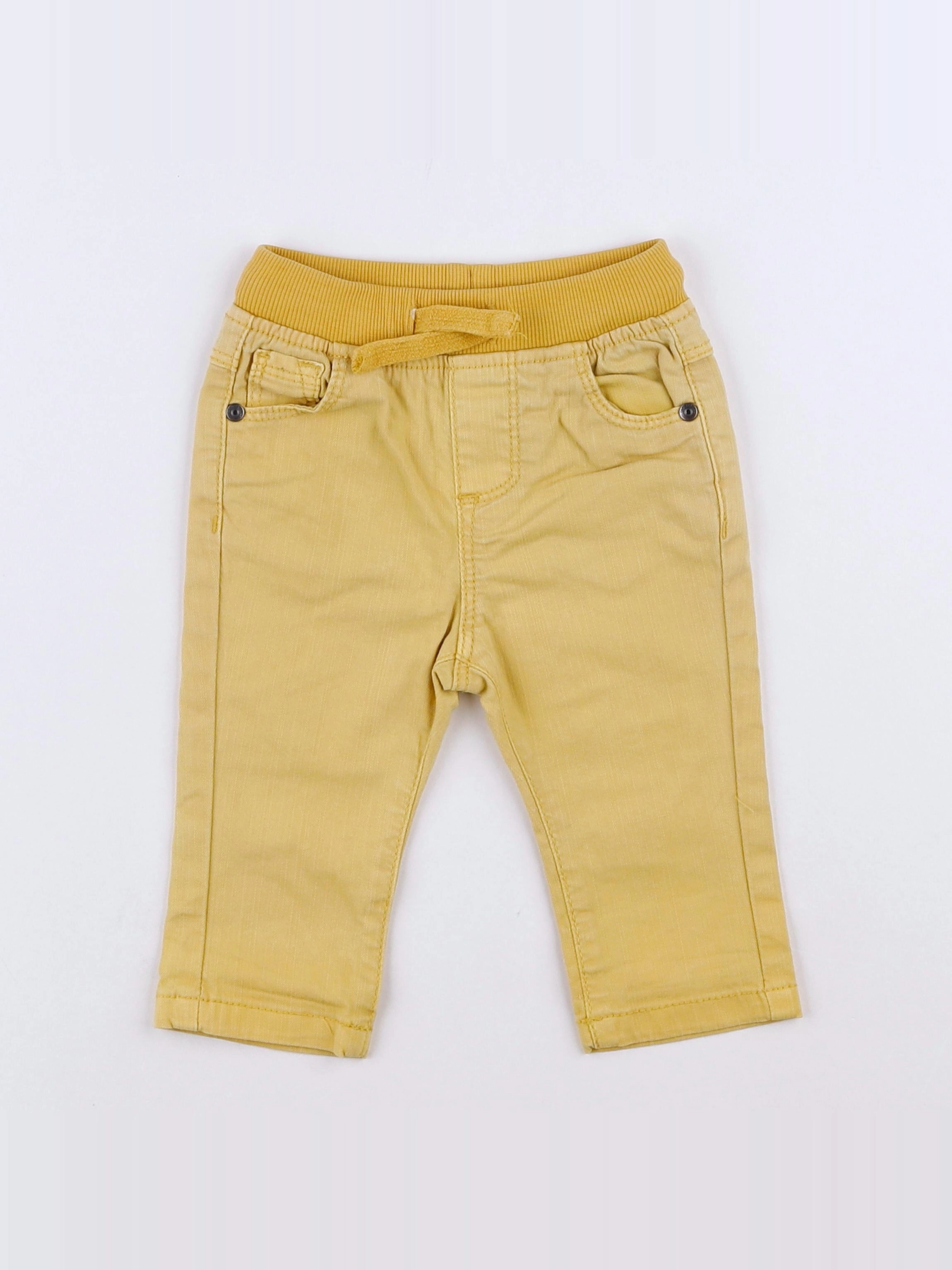 Tape à l'oeil - pantalon jaune - 6 mois