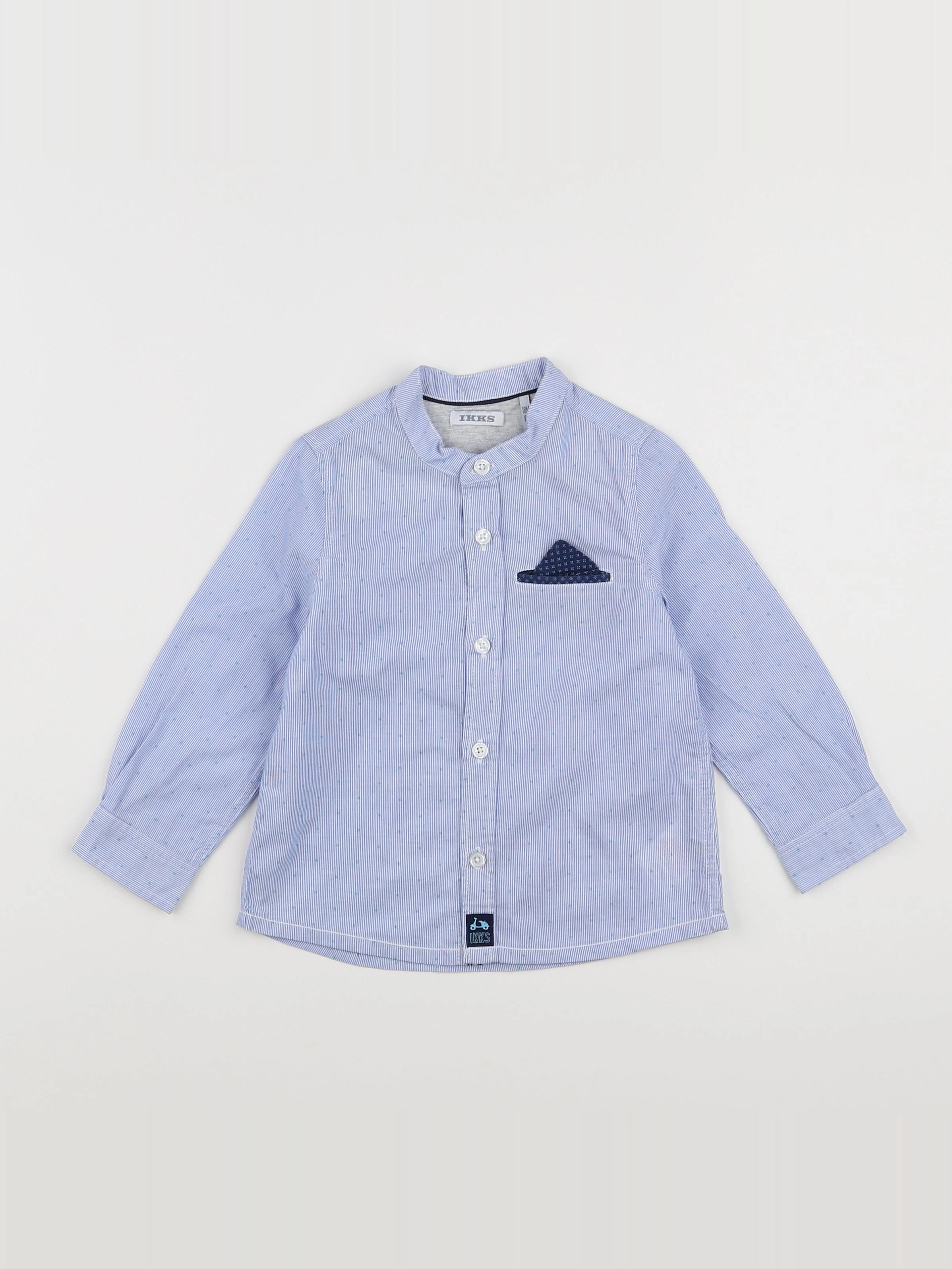 IKKS - chemise bleu - 18 mois