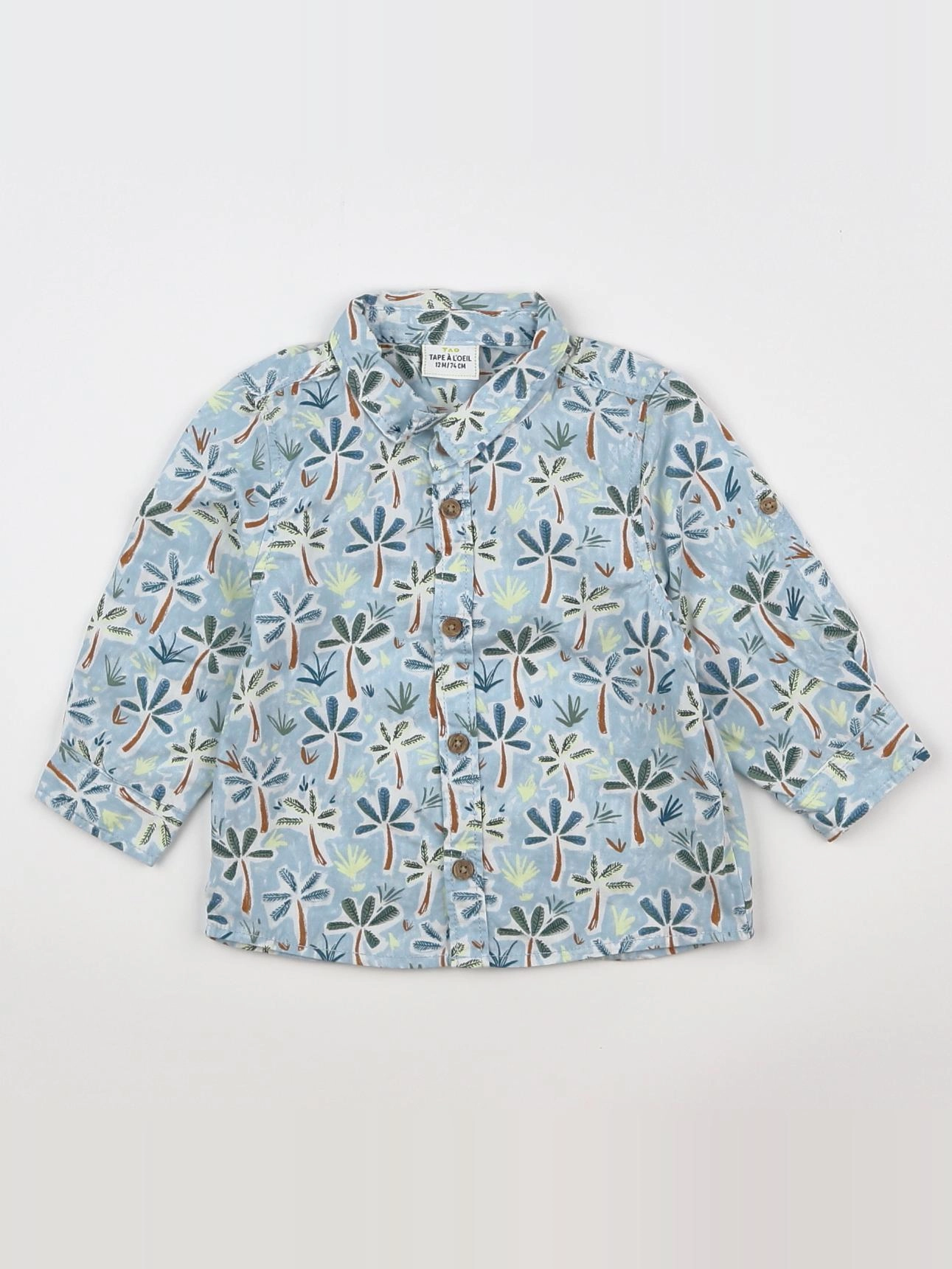 Tape à l'oeil - chemise multicolore - 12 mois