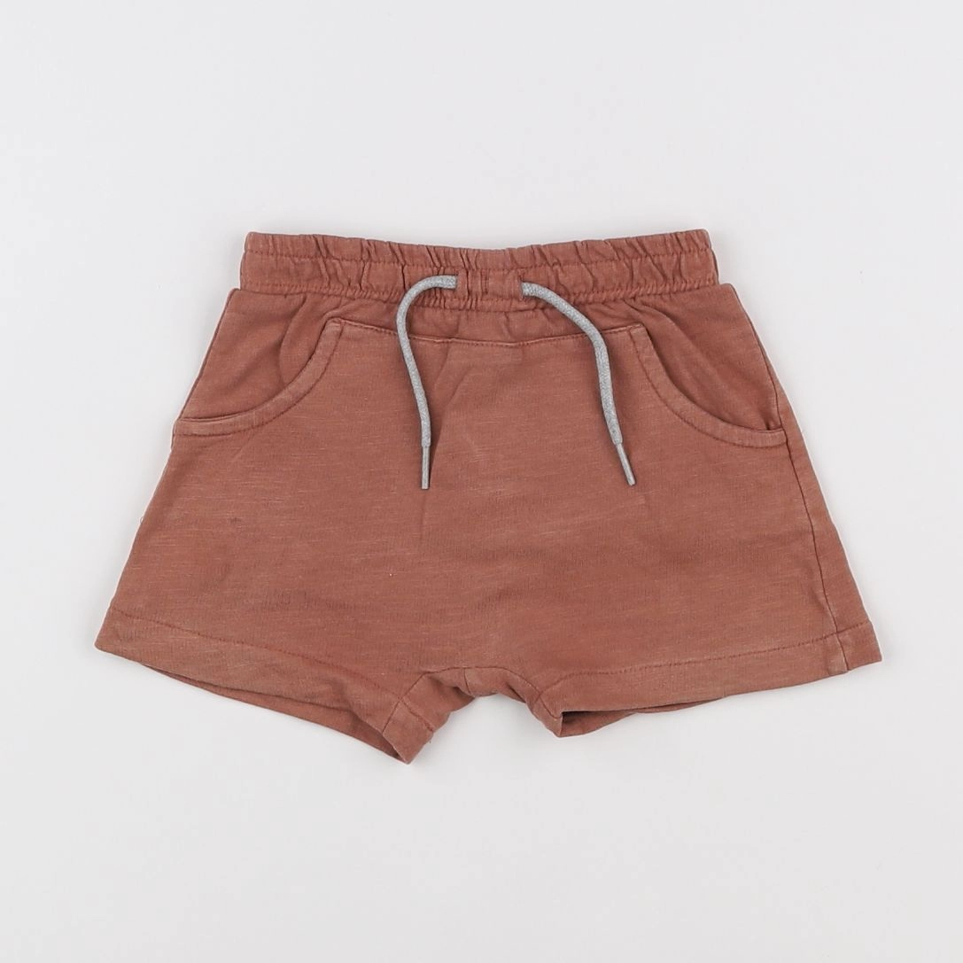 Vertbaudet - short marron - 12 mois