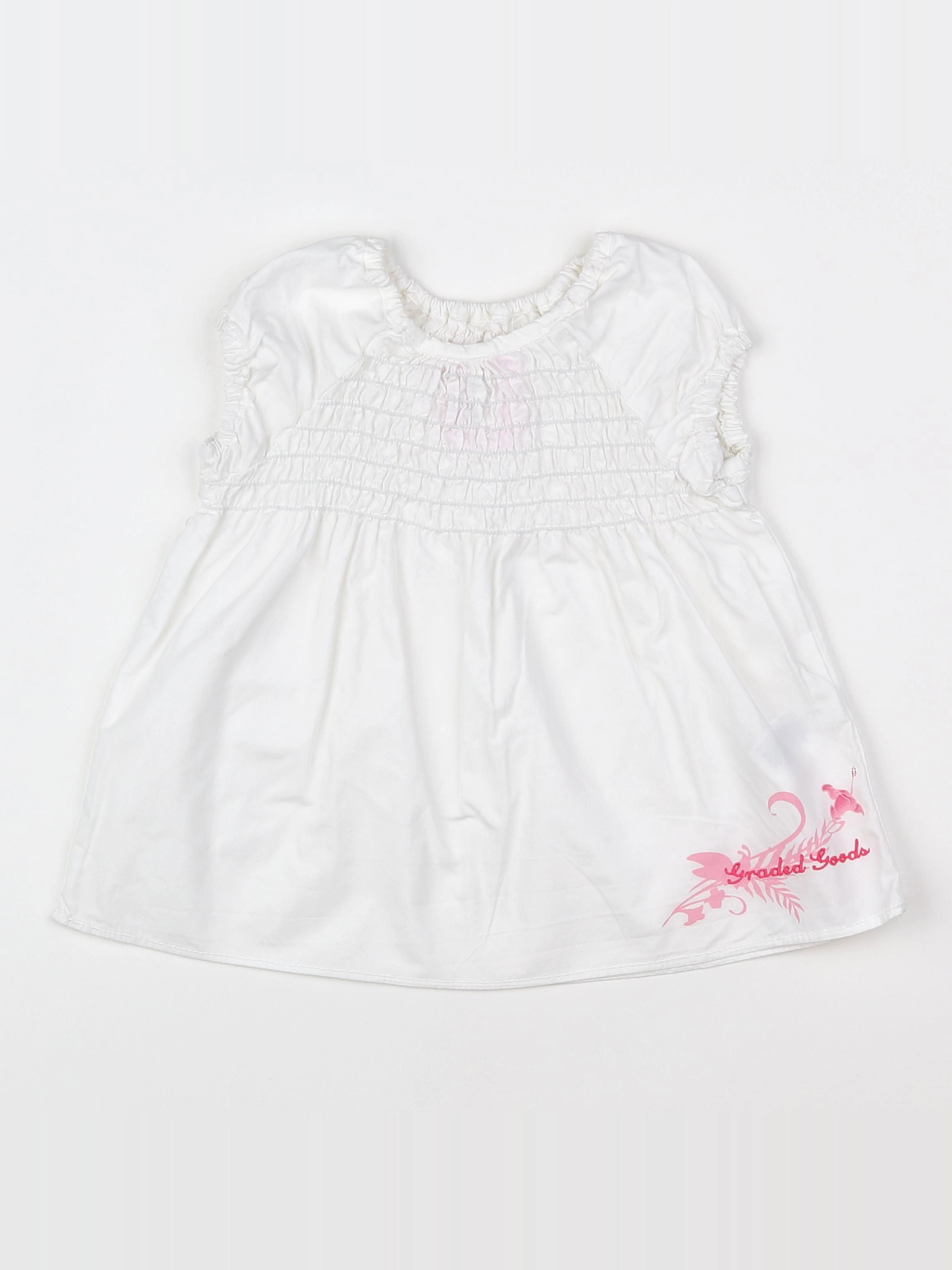 H&M - robe blanc - 3 mois