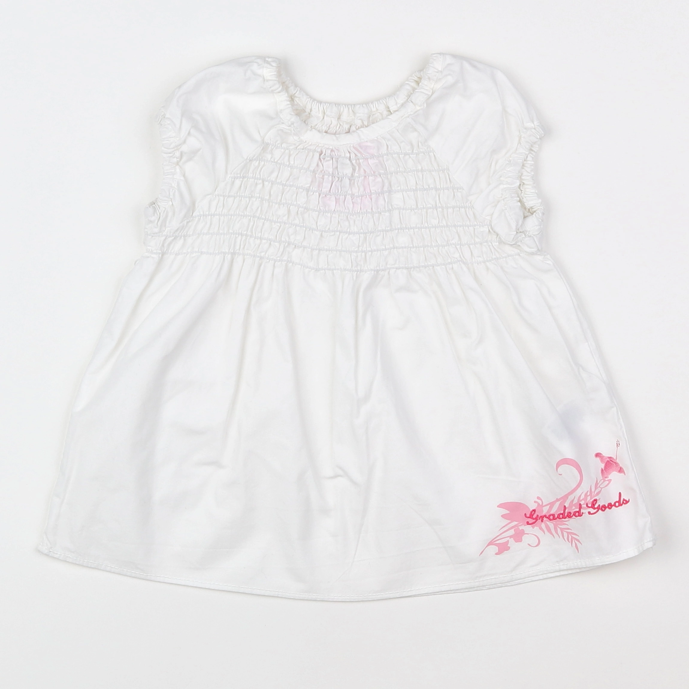H&M - robe blanc - 3 mois