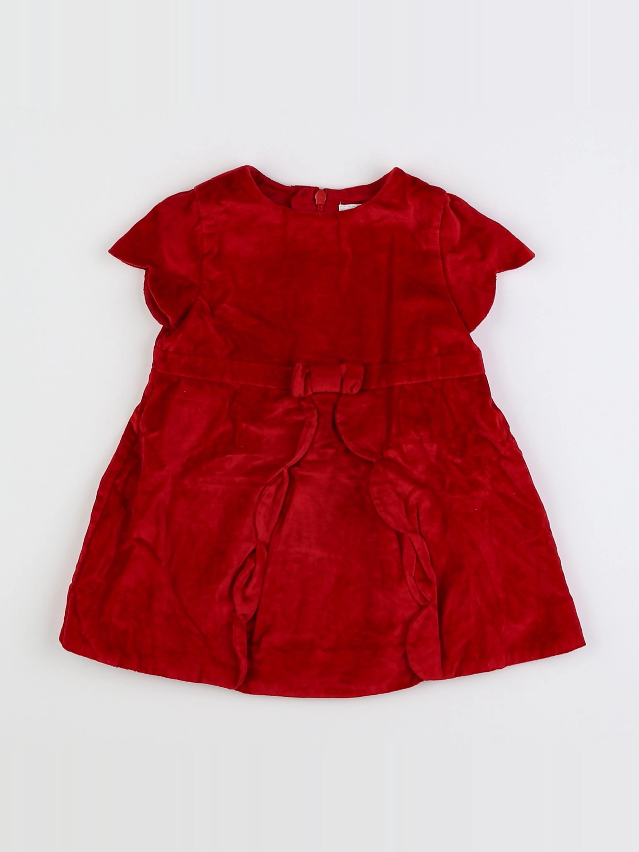 Jacadi - robe rouge - 12 mois