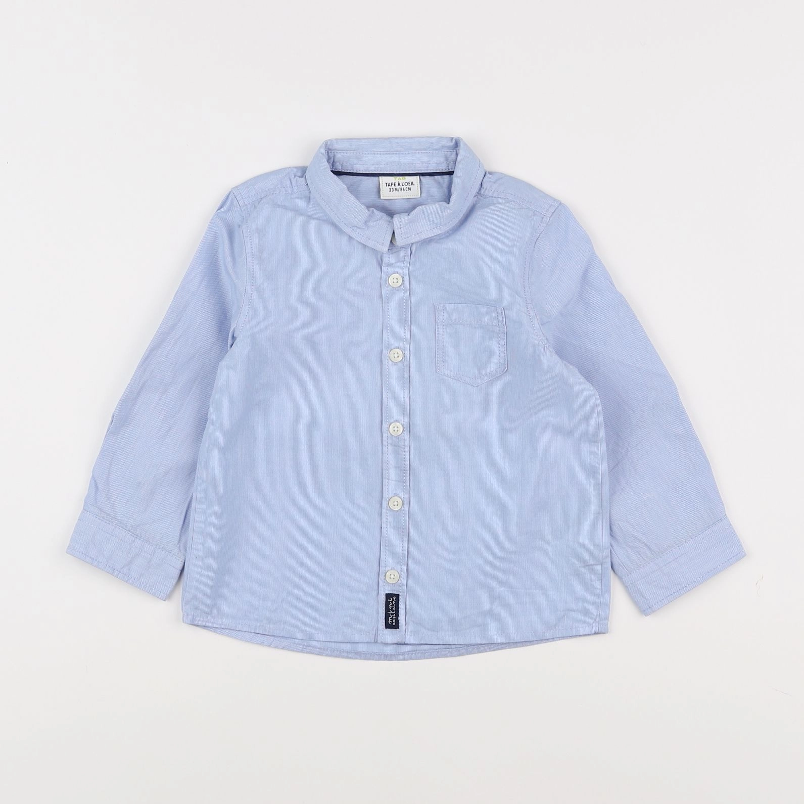 Tape à l'oeil - chemise bleu - 2 ans